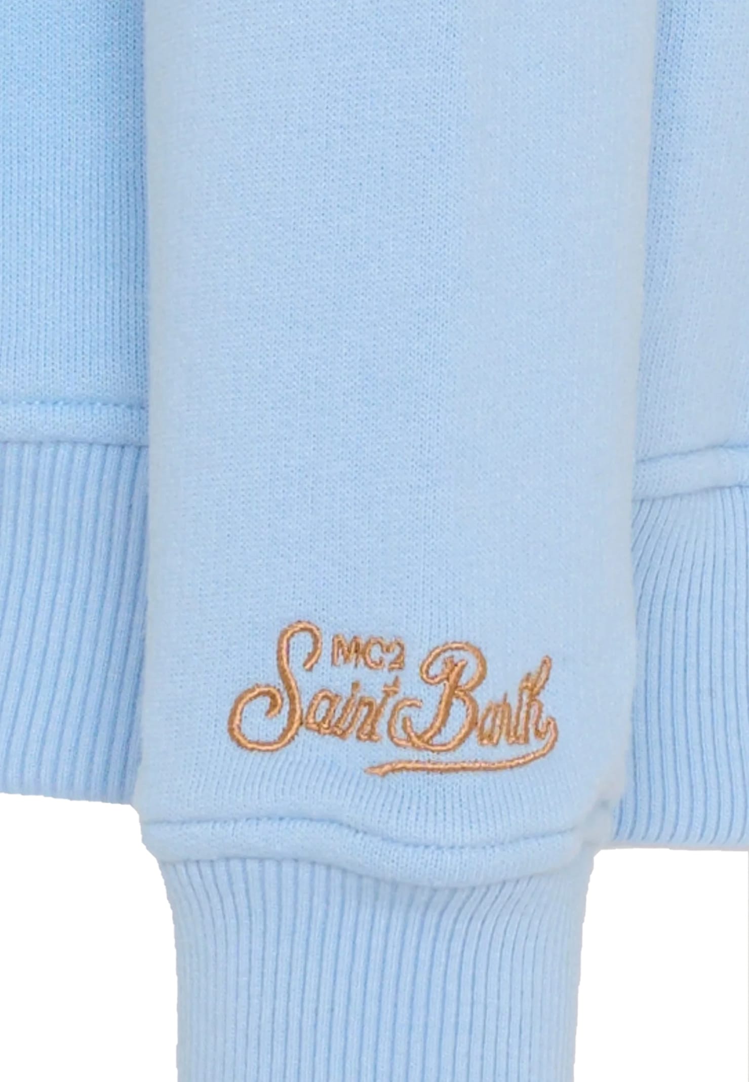 Mc2 Saint Barth X Trudi Embellished Crewneck Sweatshirt In Blue
