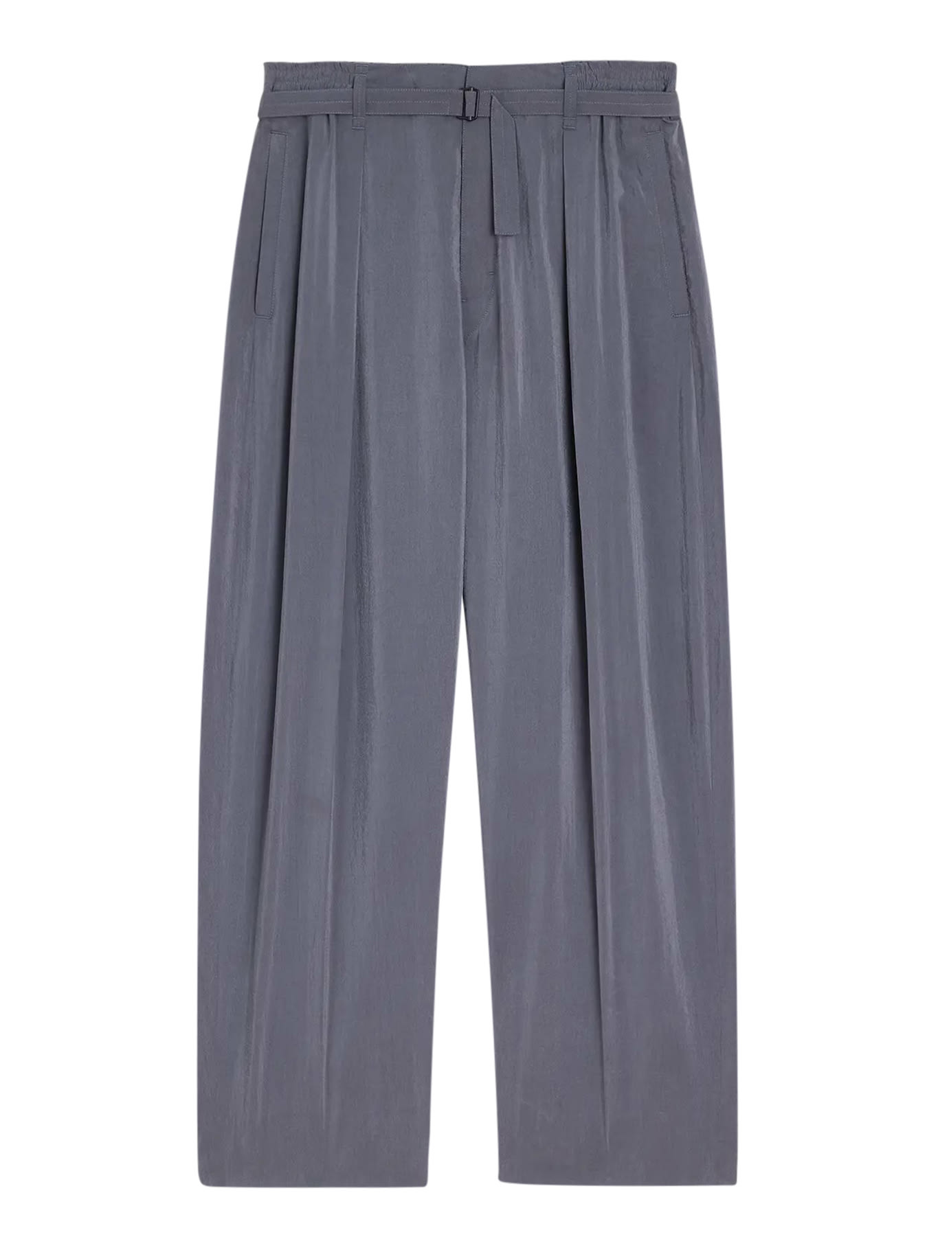Lemaire Gray Belted Relaxed Trousers