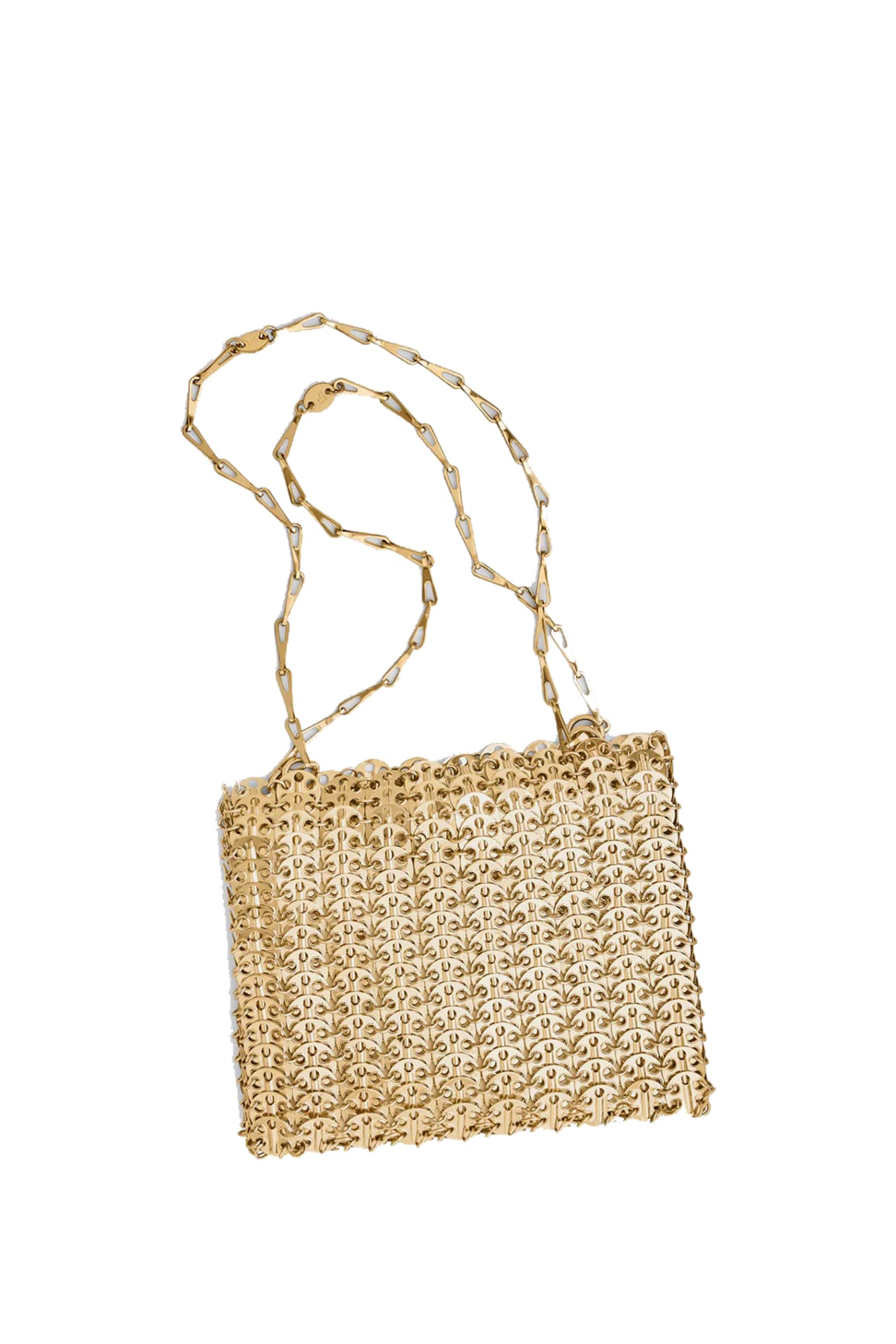Shop Rabanne Handbags In Golden