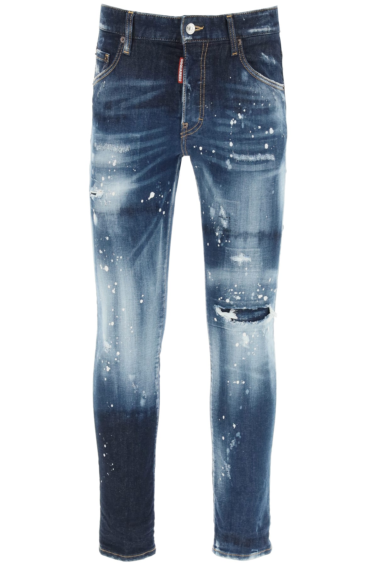 Dsquared2 Dark Ss Snowboard Wash Skater Jeans