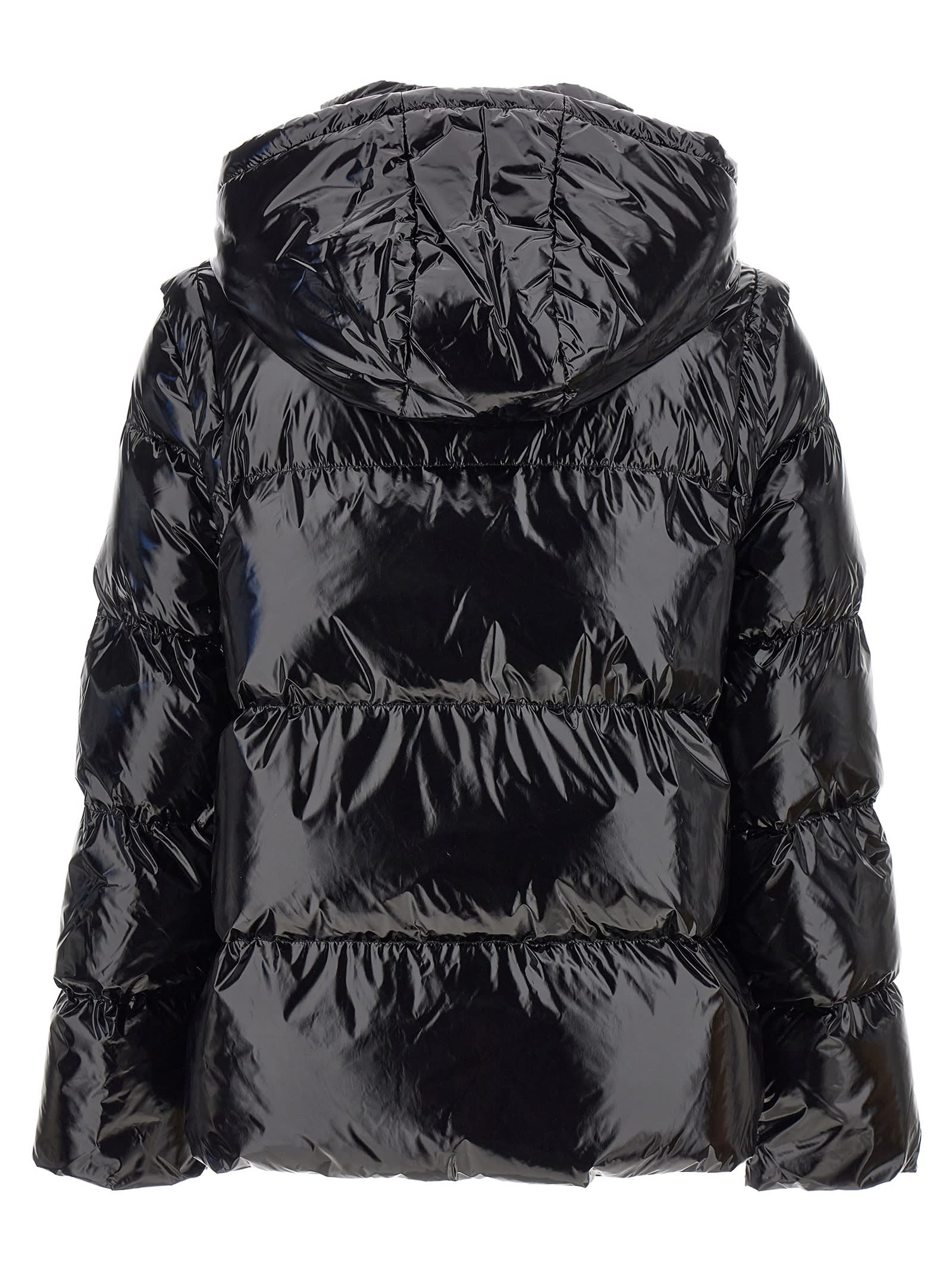 Shop Pinko Indice Down Jacket In Black