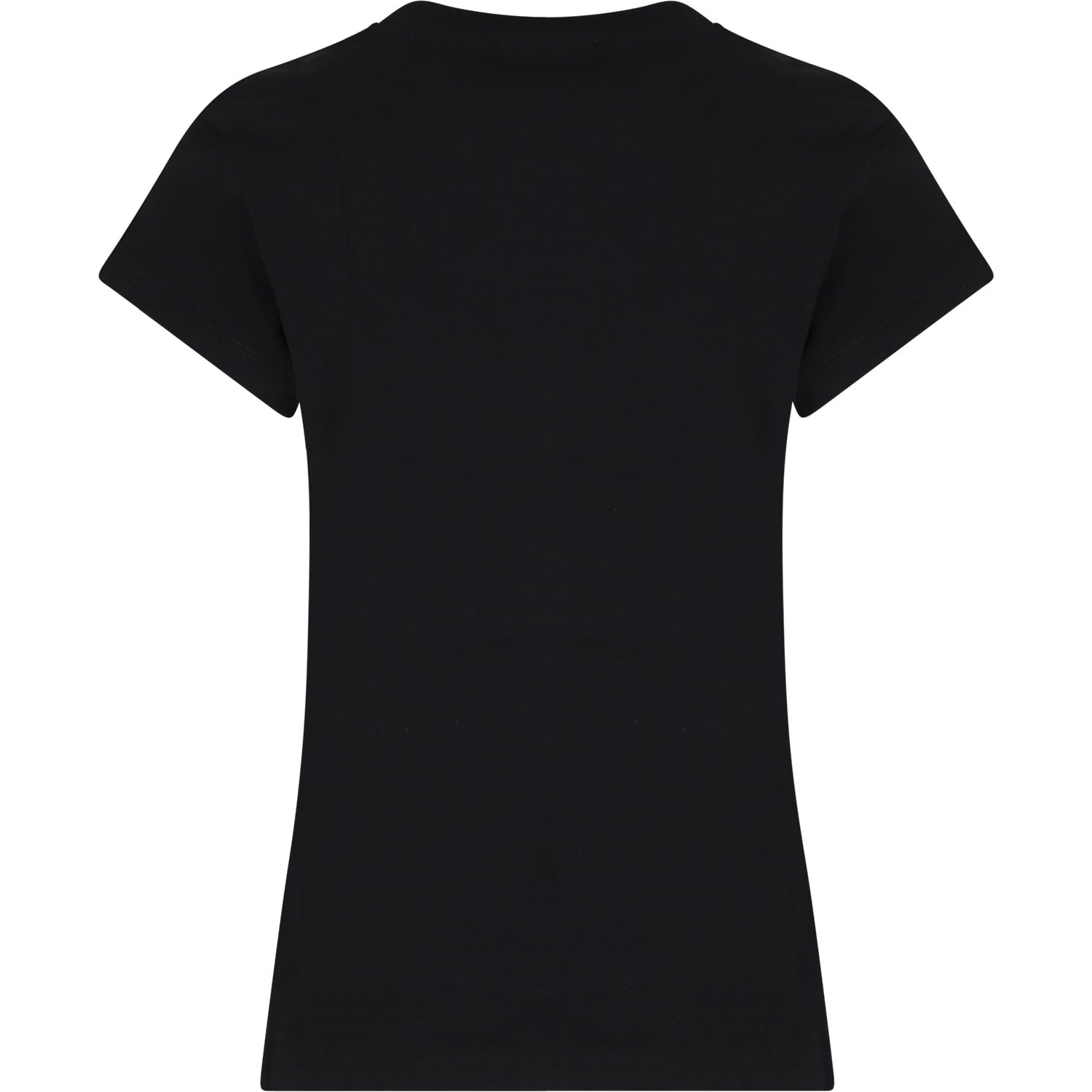 Shop Calvin Klein Black T-shirt For Girl With Logo