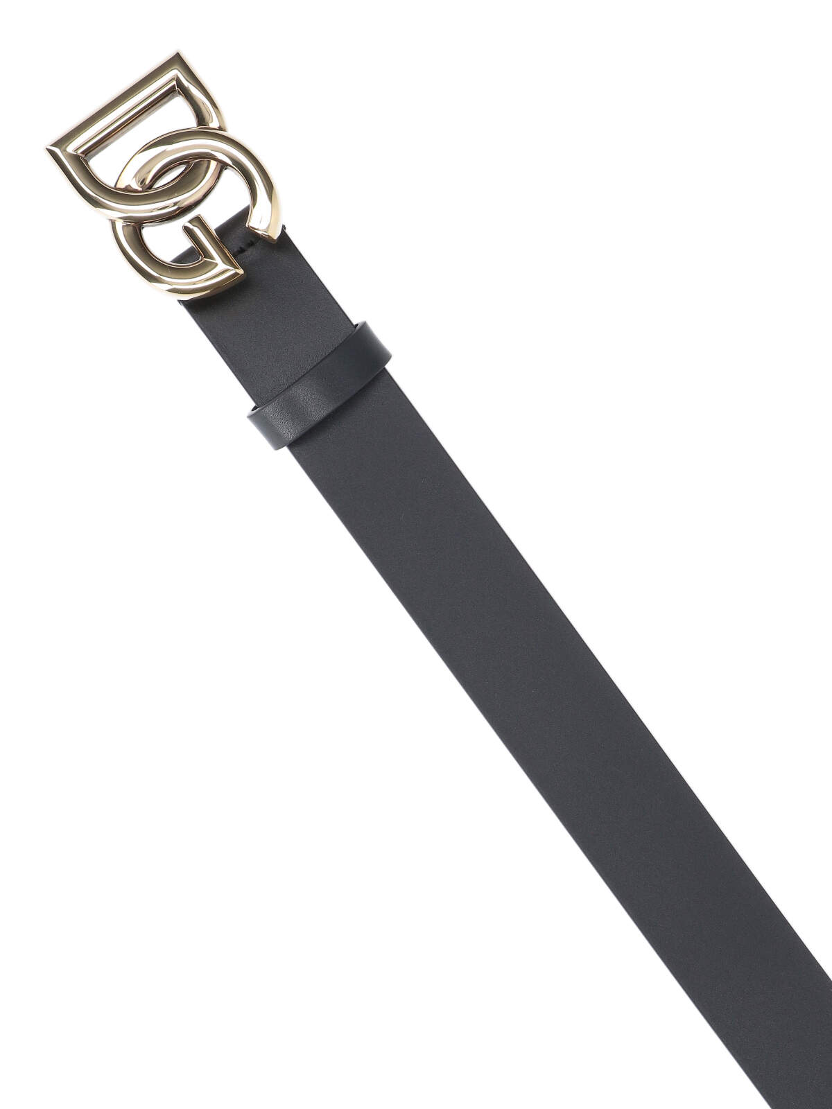 Shop Dolce & Gabbana Dg Buckle Belt In Nero