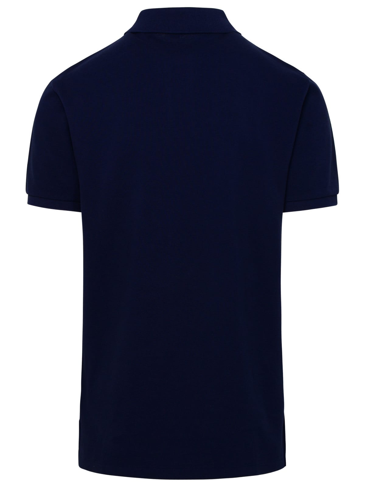 Shop Polo Ralph Lauren Blue Cotton Polo Shirt In Blu Navy