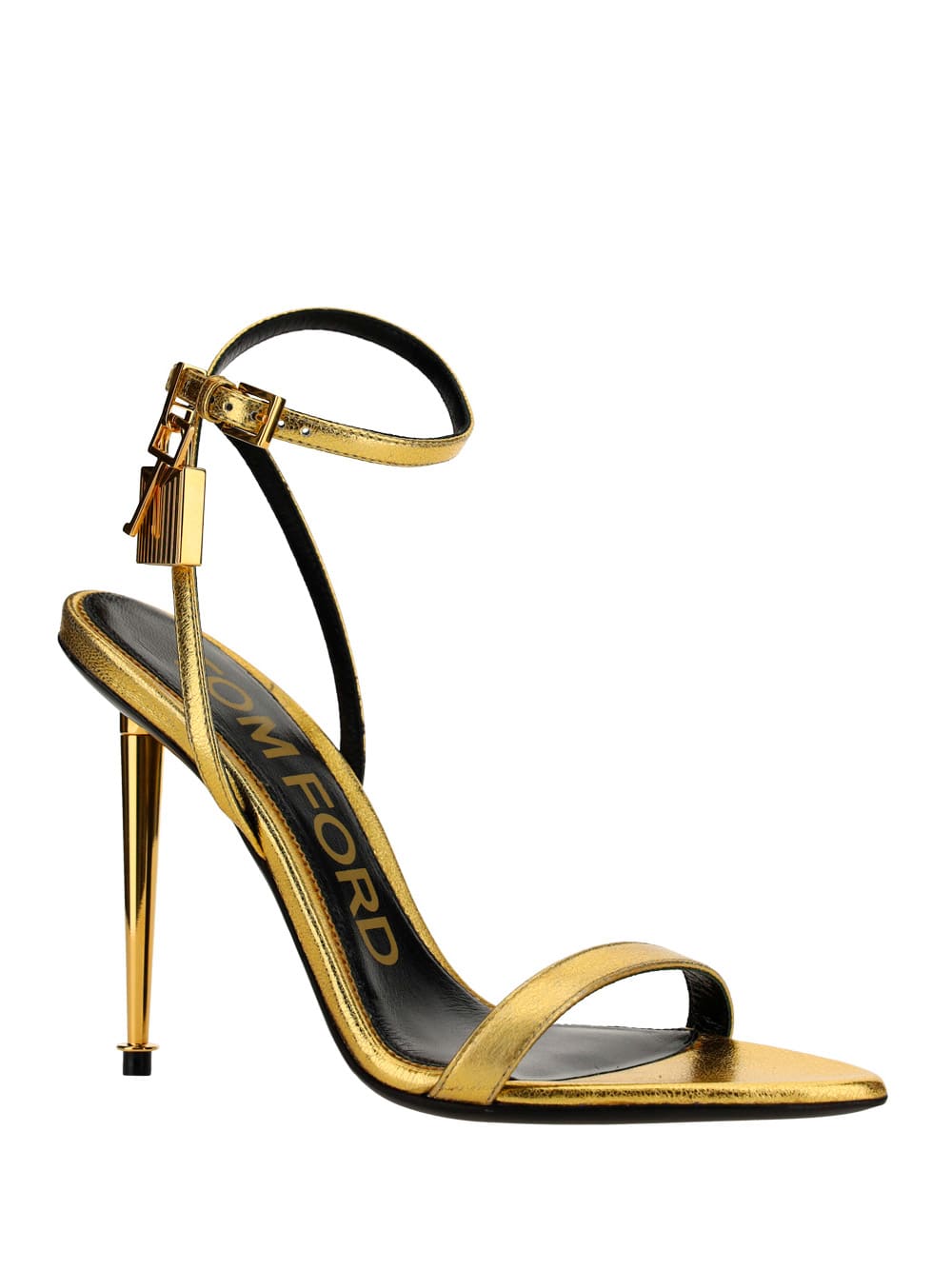 Shop Tom Ford Sandals In Gold