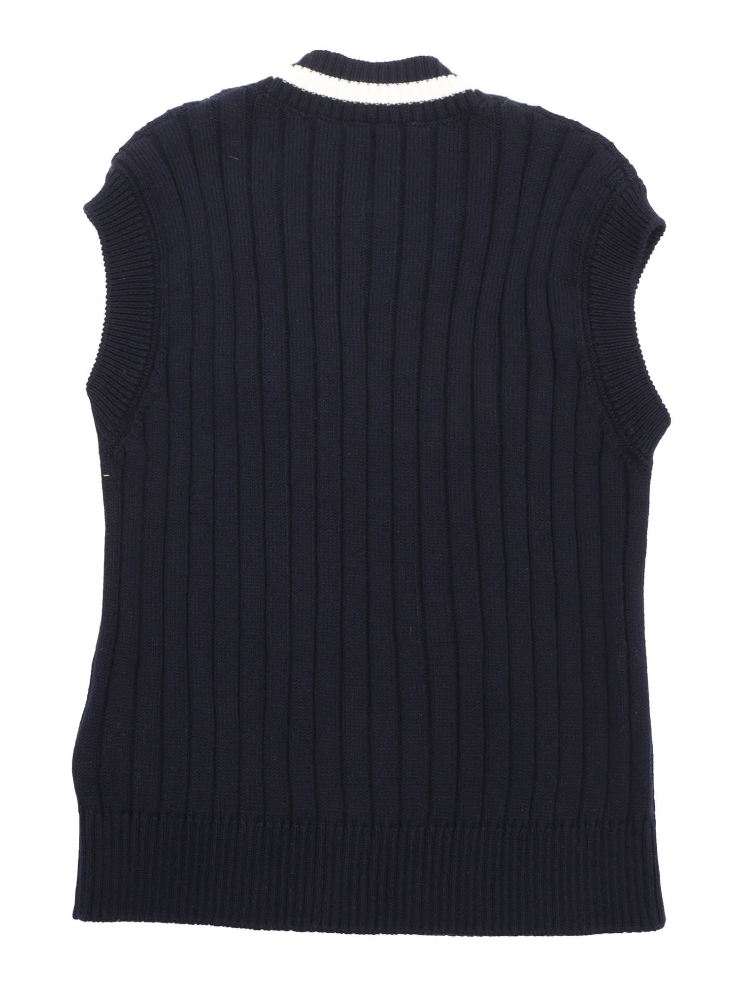 Moncler Vest In Blue