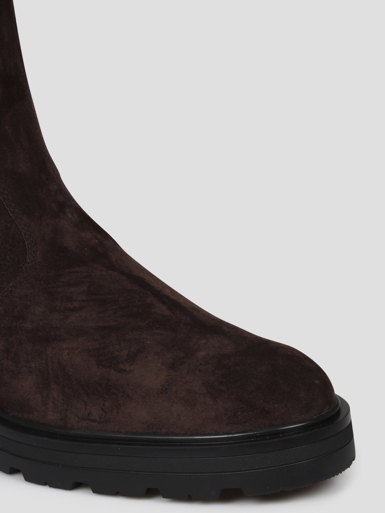 Shop Hogan H673 Chelsea Ankle Boots In Brown