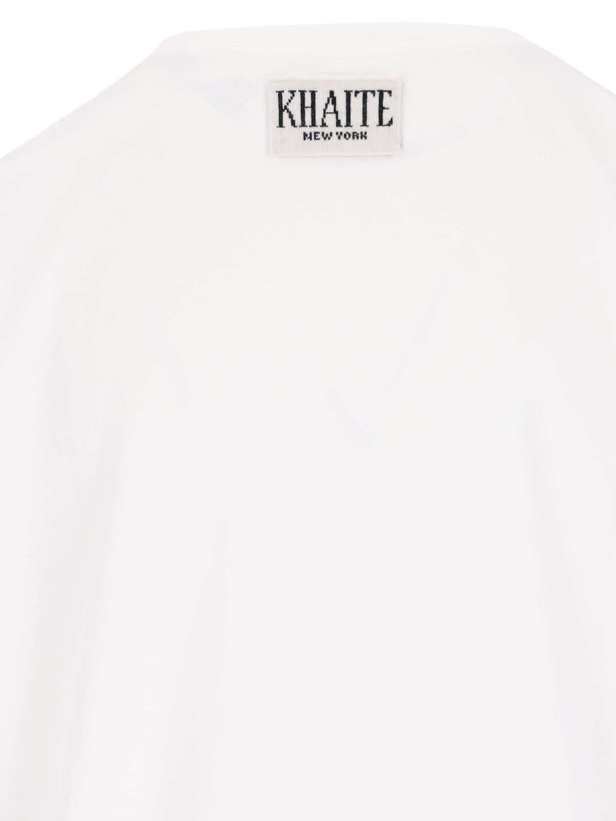 Shop Khaite The Mae T-shirt In White