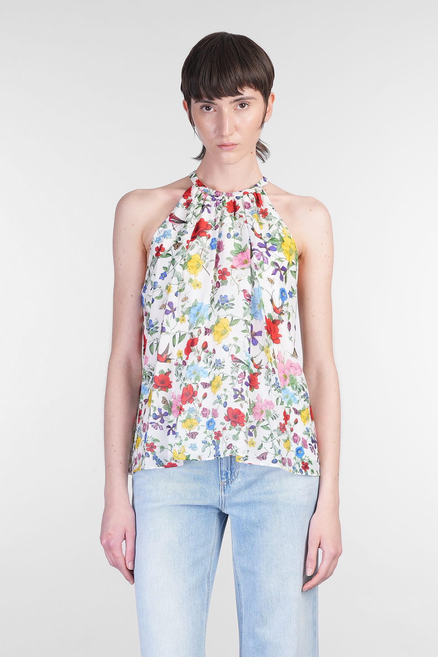 Erna Blouse In White Cotton