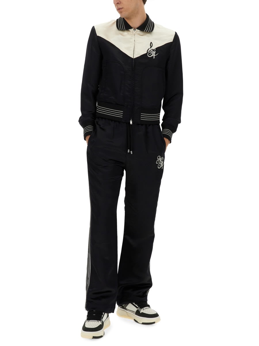 Amiri Men's Pants With Embroidery In Black