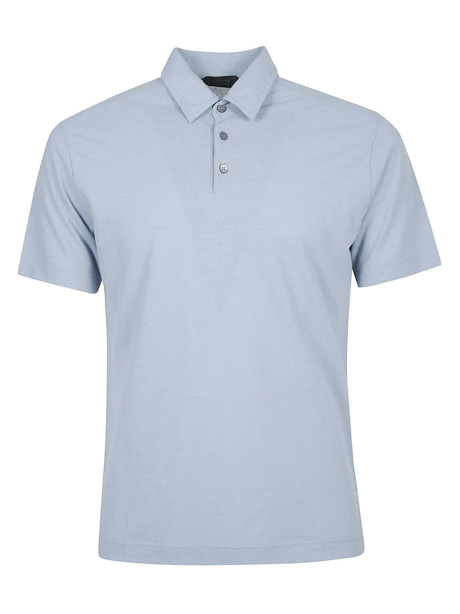 Incotex Regular Fit Plain Polo Shirt In Blue