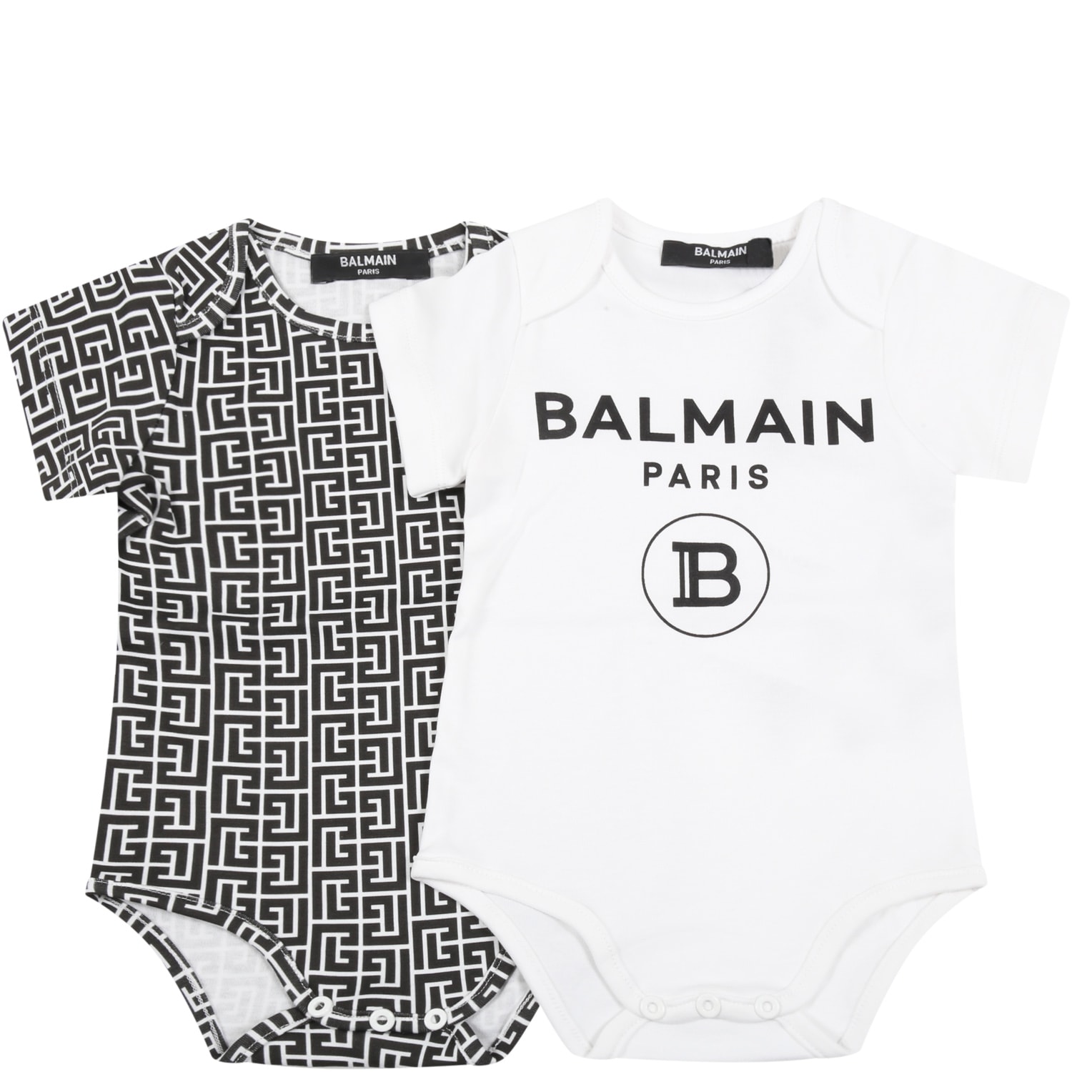 Balmain Multicolor Set For Baby Kids With Black Logo
