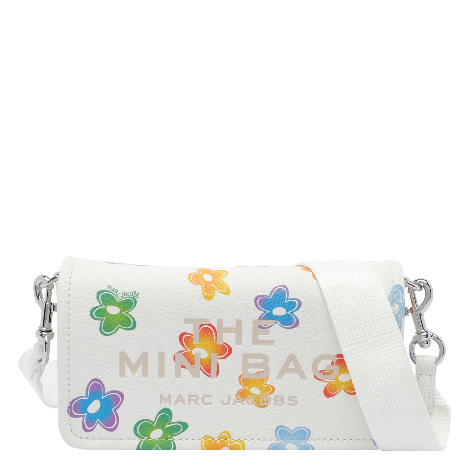 Marc Jacobs The Wild Daisy Mini White Multi Leather Bag