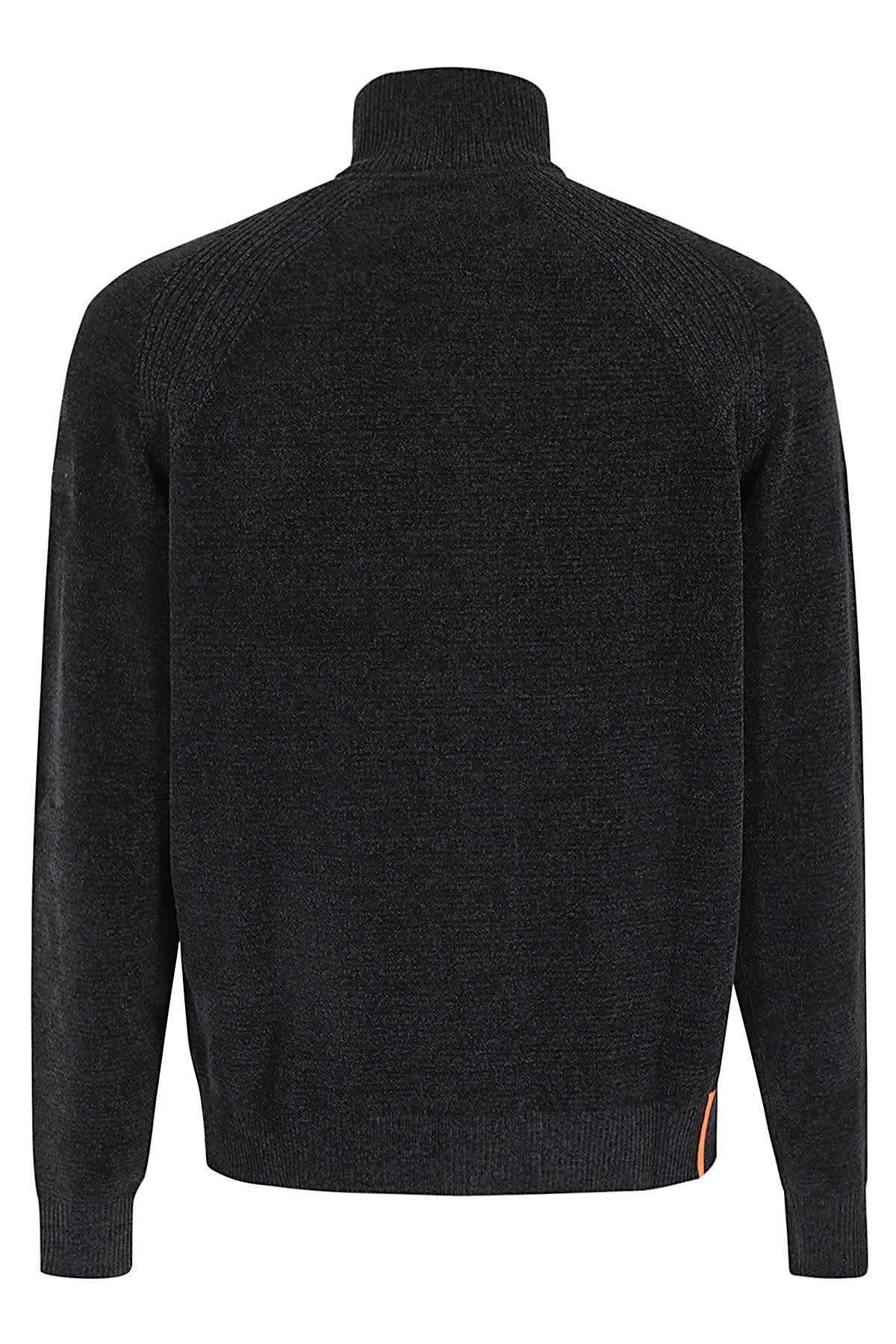 Shop Rrd - Roberto Ricci Design Velvet Full Zip Knit In Piombo