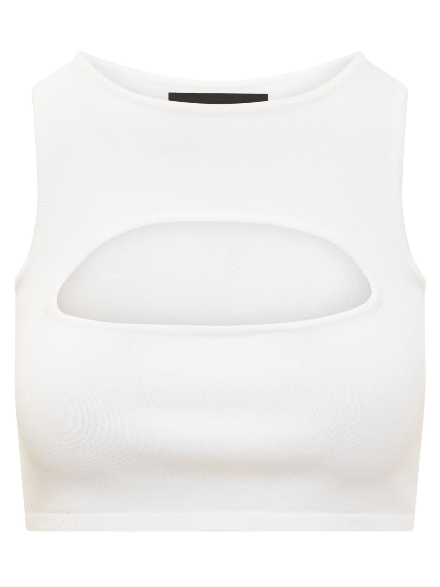 Shop Dsquared2 Cut Out Top In White