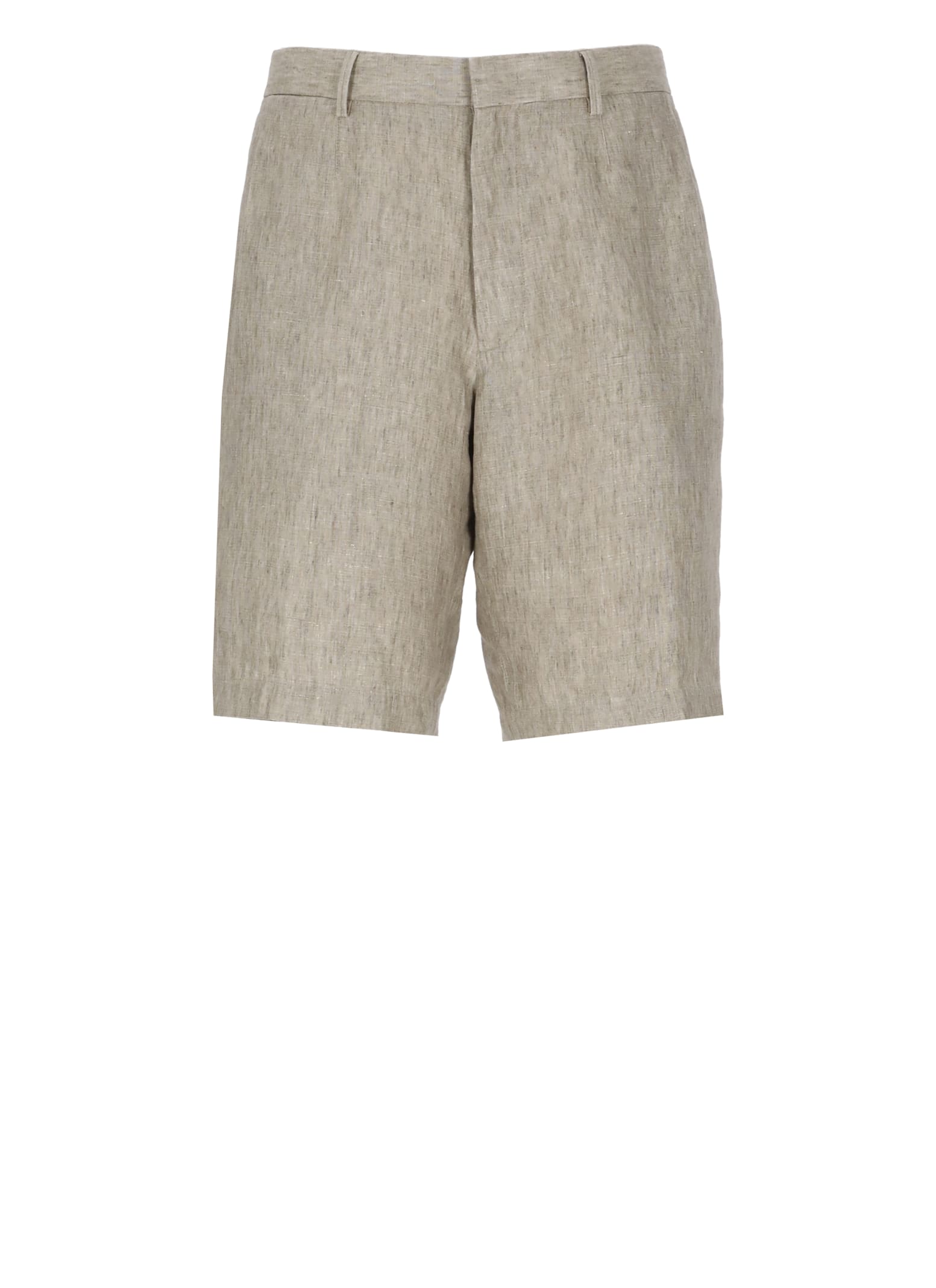 Zegna Linen Bermuda - Zegna - Modalova