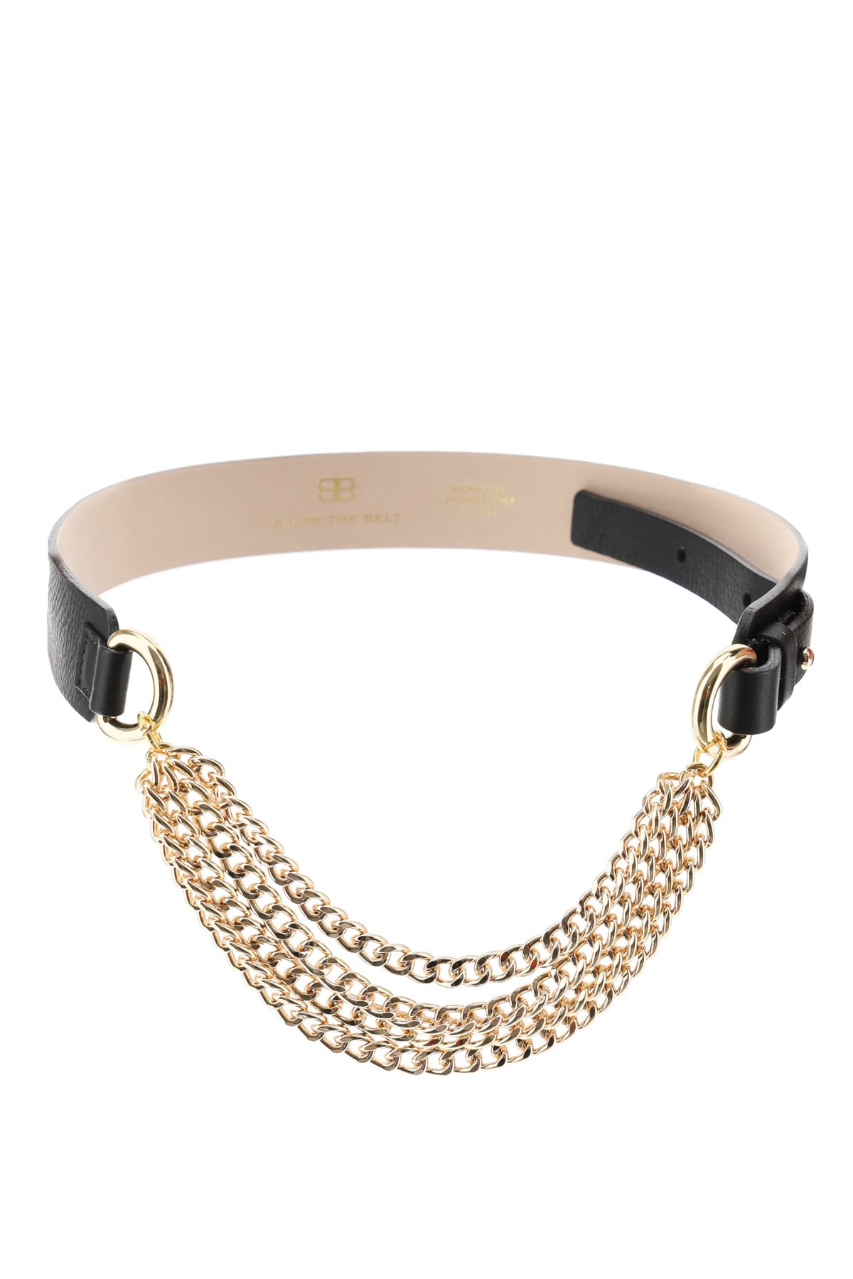 B-Low the Belt Mavis Leather Belt With Chains