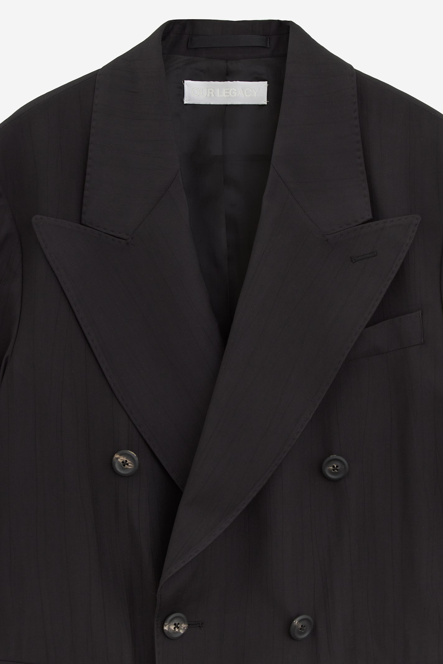 Shop Our Legacy Sharp Db Blazer In Black