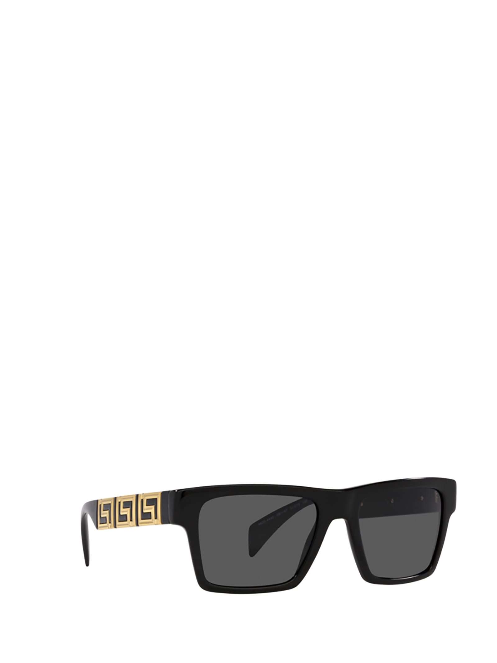 Shop Versace Ve4445 Black Sunglasses