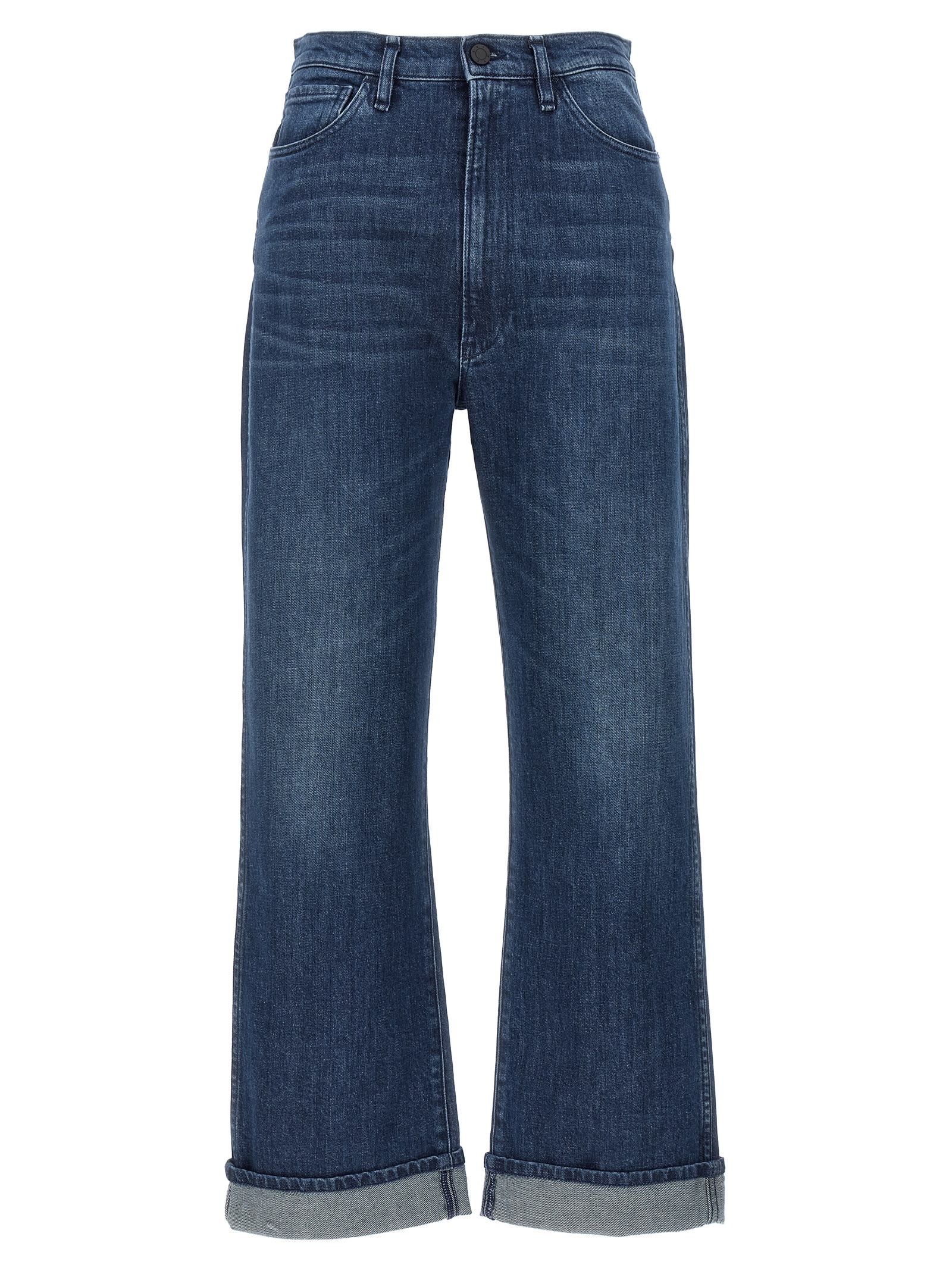 Shop 3x1 Claudia Extreme Jeans In Blue