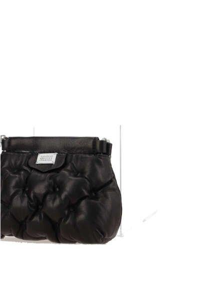 Shop Maison Margiela Glam Slam Classique Baby Shoulder Bag In Black