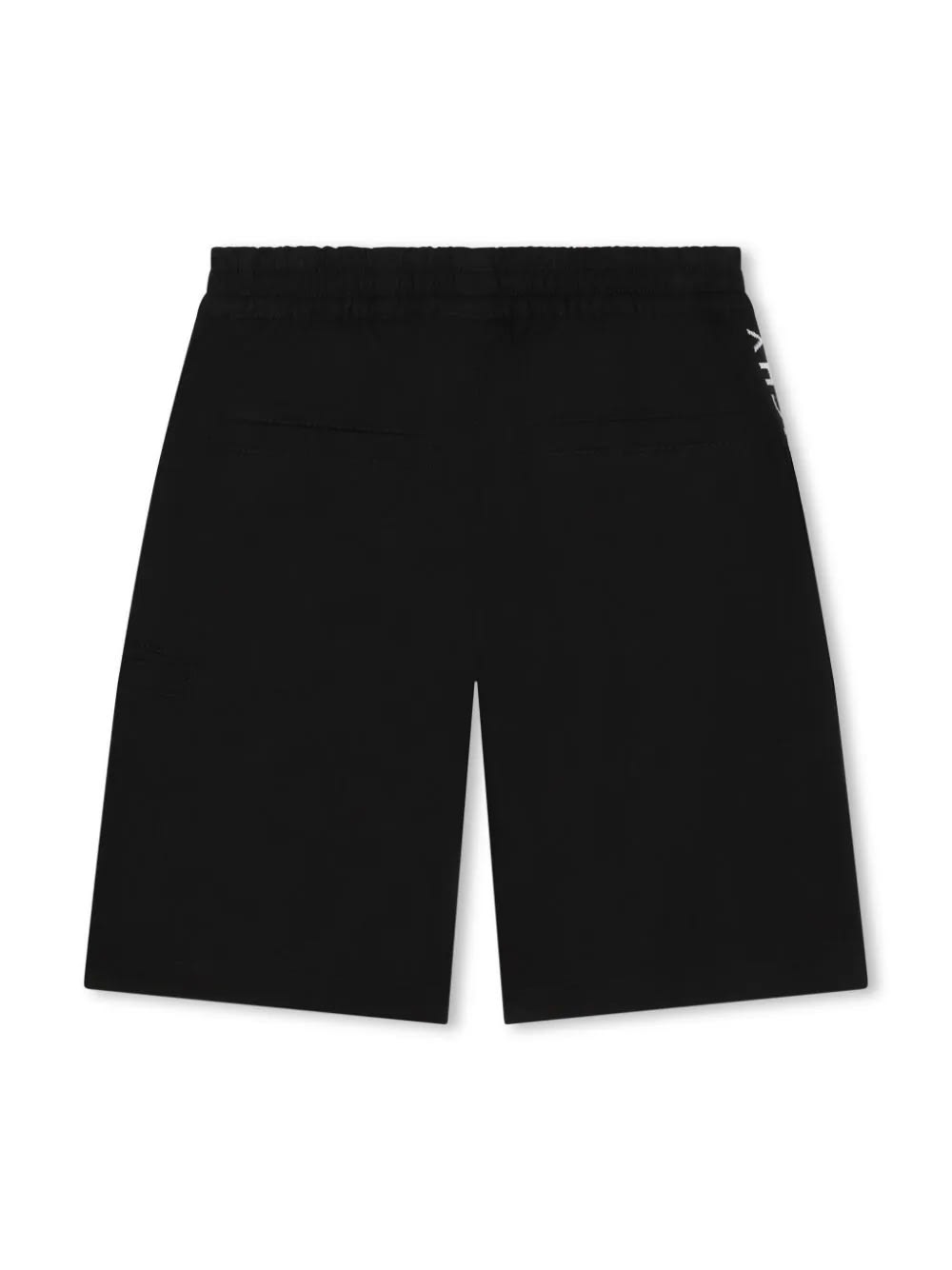Shop Givenchy Black Shorts With Logo Band