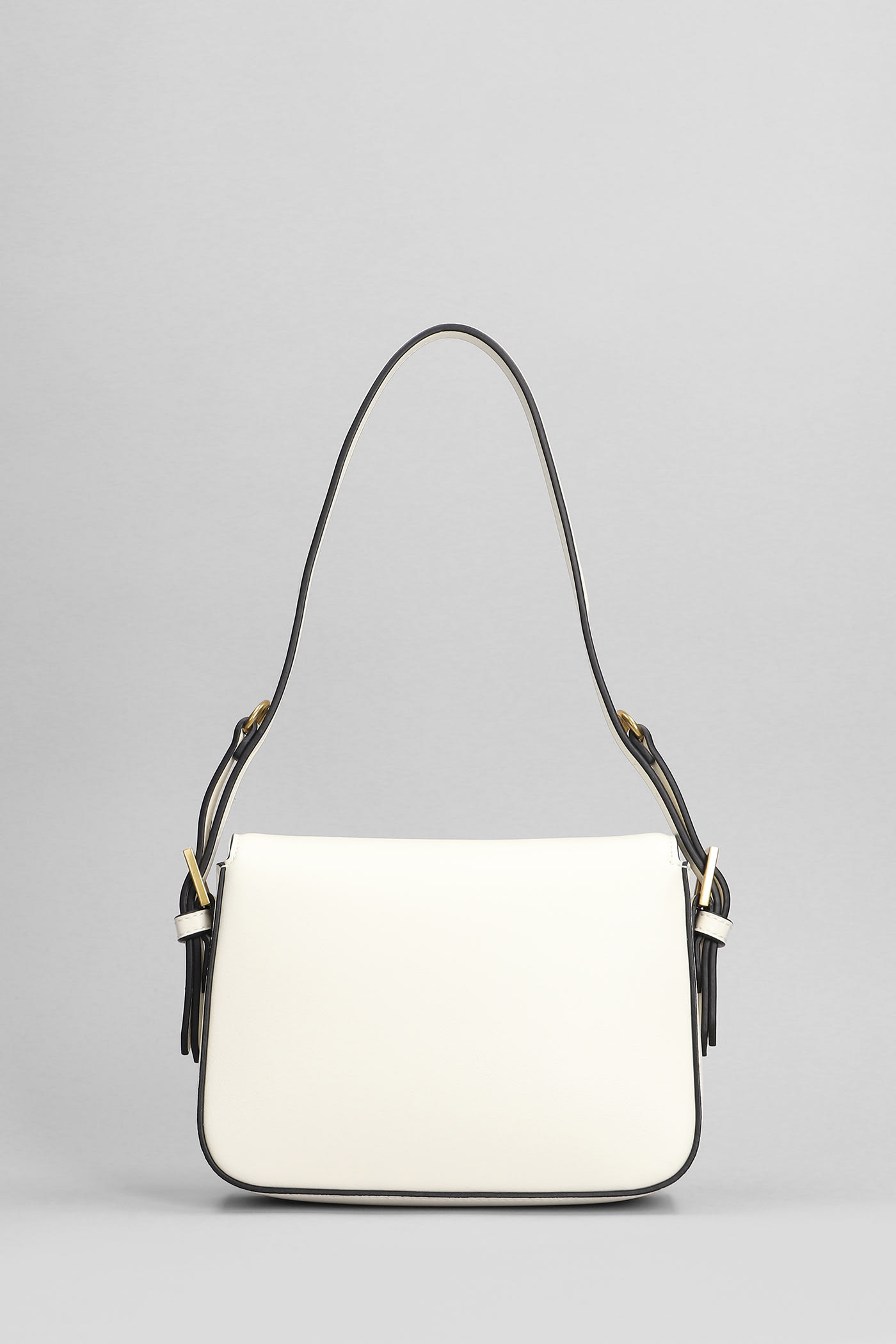 Shop Bibi Lou Shoulder Bag In White Leather