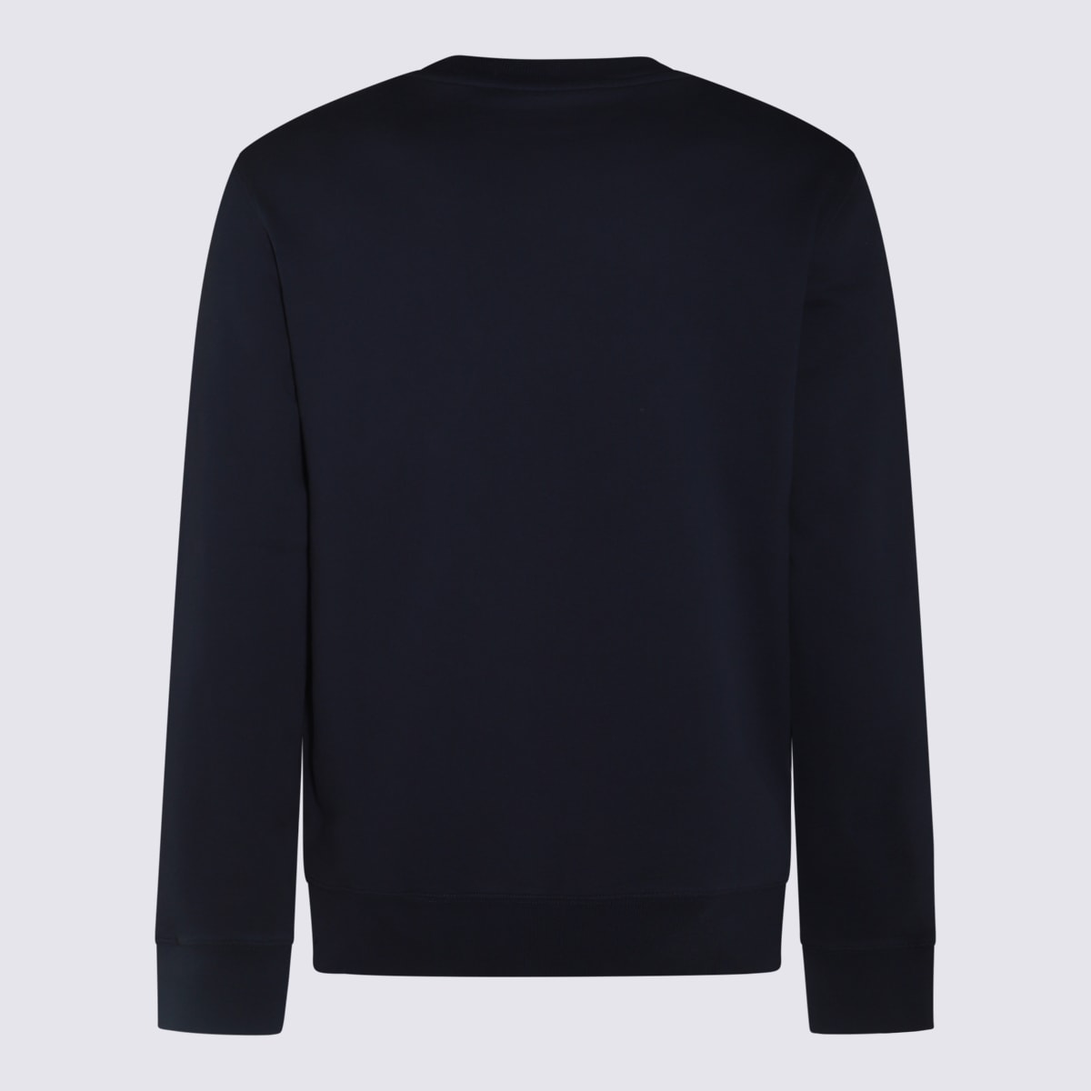 Shop Maison Kitsuné Blue Cotton Sweatshirt