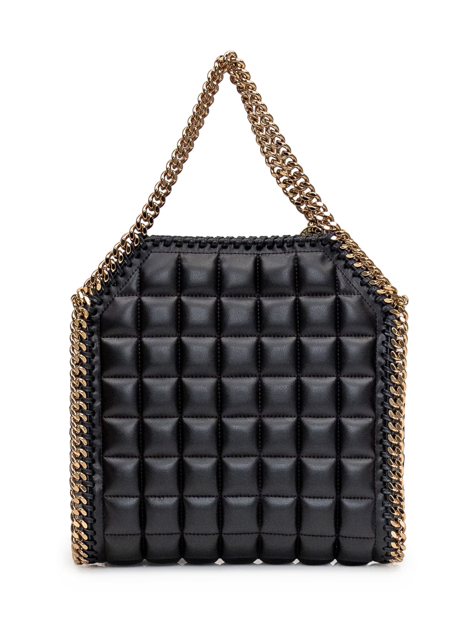 Shop Stella Mccartney Falabella Tote Mini Bag In Black