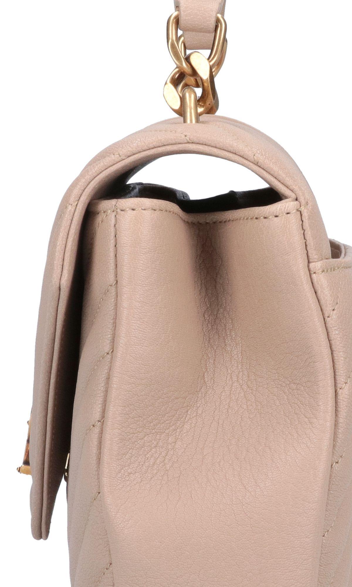 Saint Laurent Coll Medium Bag In Sand