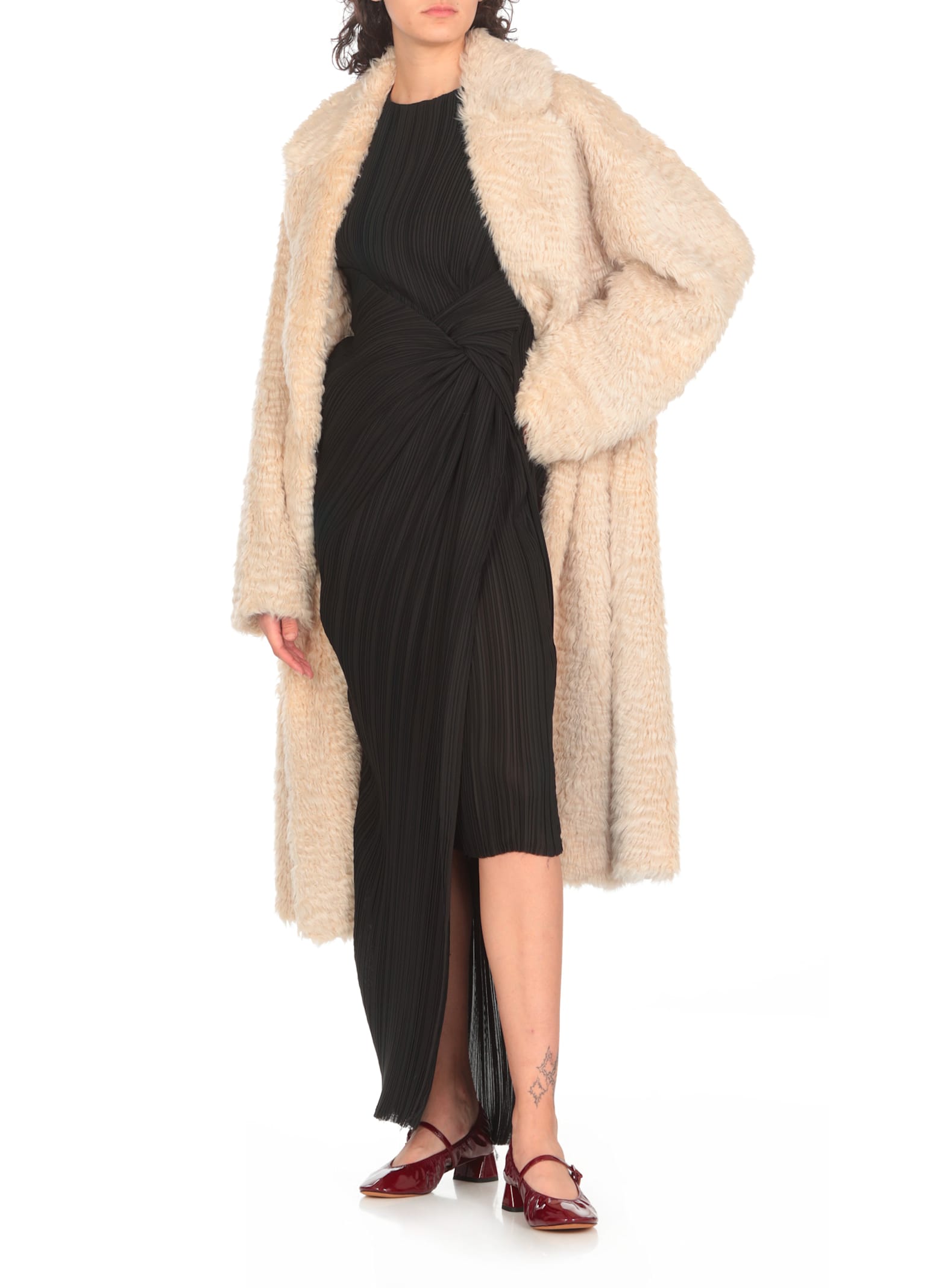 Shop Stand Studio Nicole Coat In Ivory