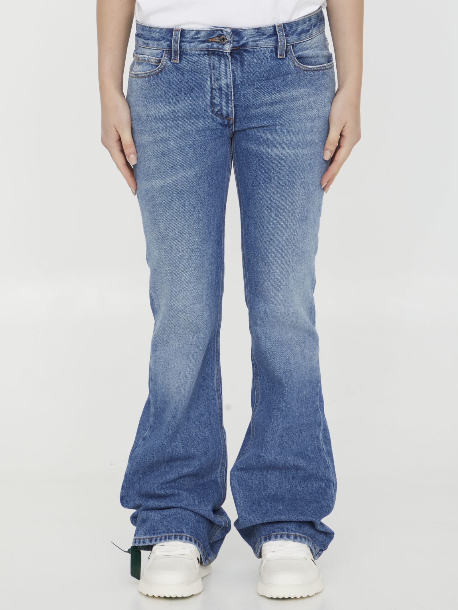 Off-White Slim Flared Jeans