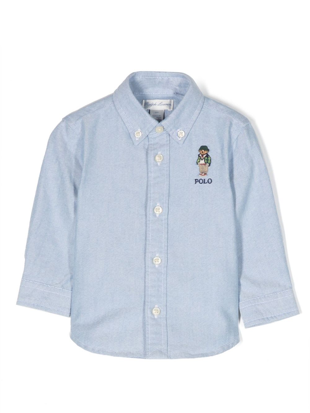 Polo Ralph Lauren Babies' Ls Bd Shirts Sport Shirt In Bsr Blue