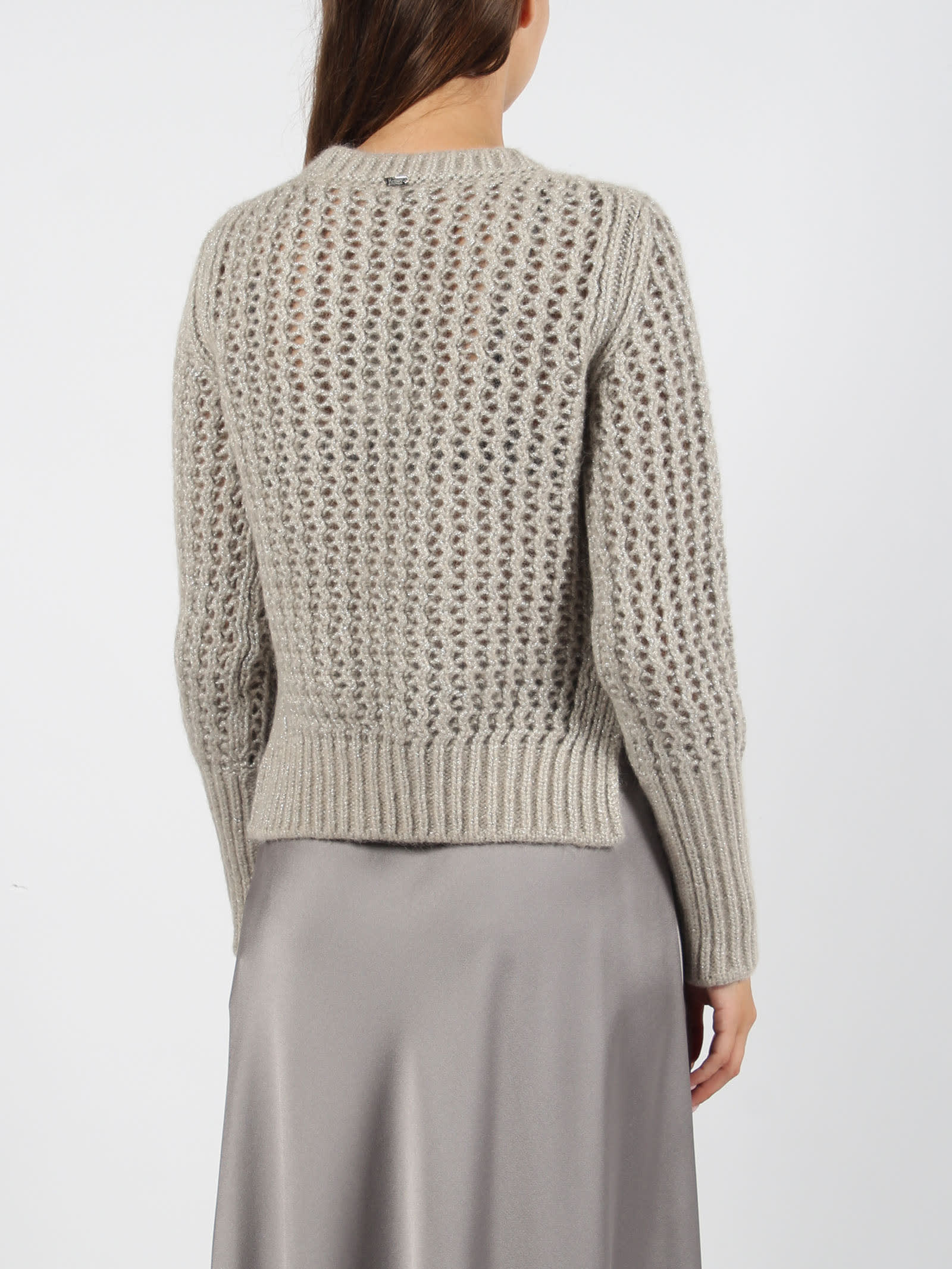 Shop Herno Nevegal Resort Sweater In Nude & Neutrals