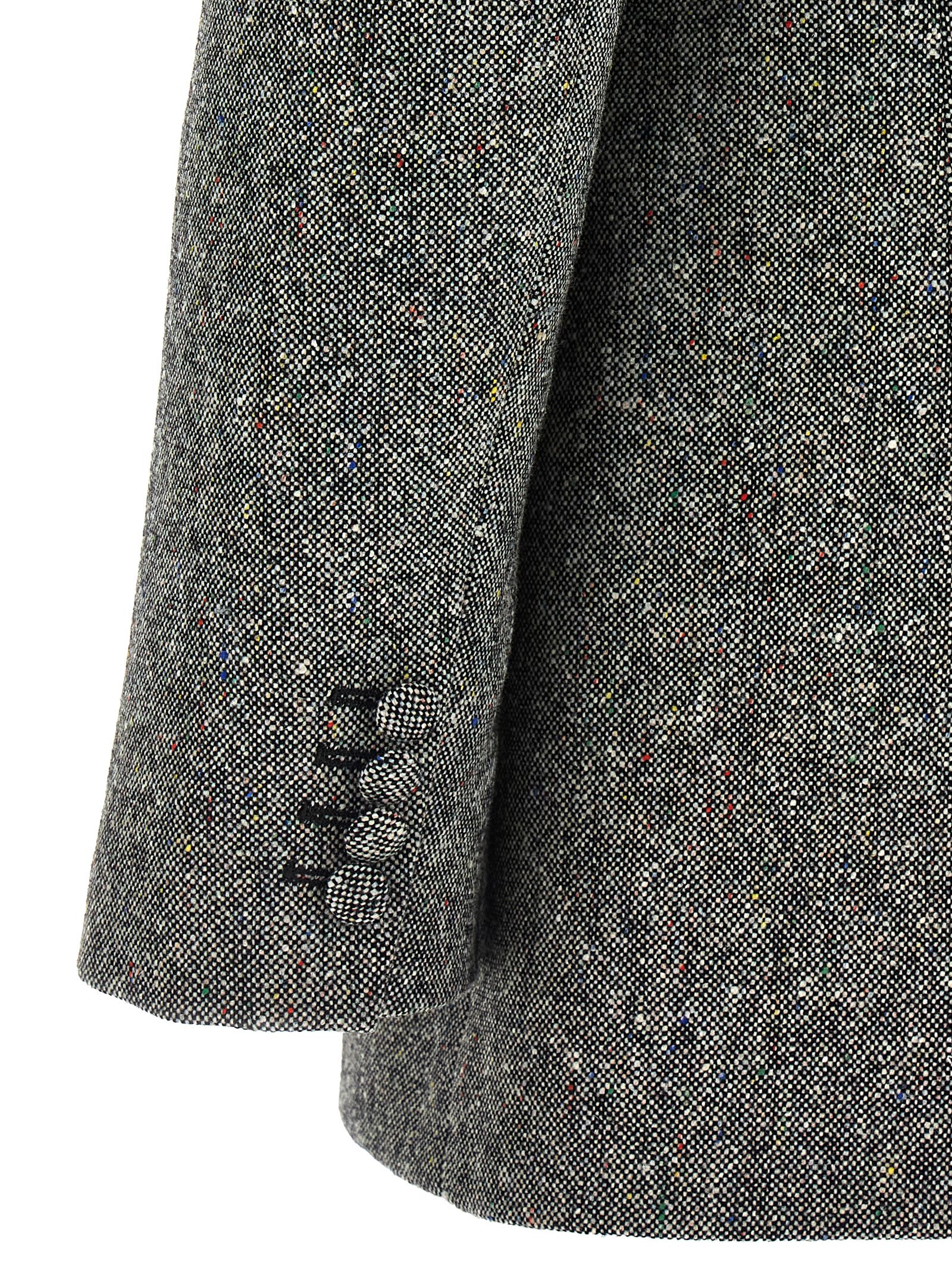 Valentino Garavani Double-breasted Blazer Blazers Gray In Gray