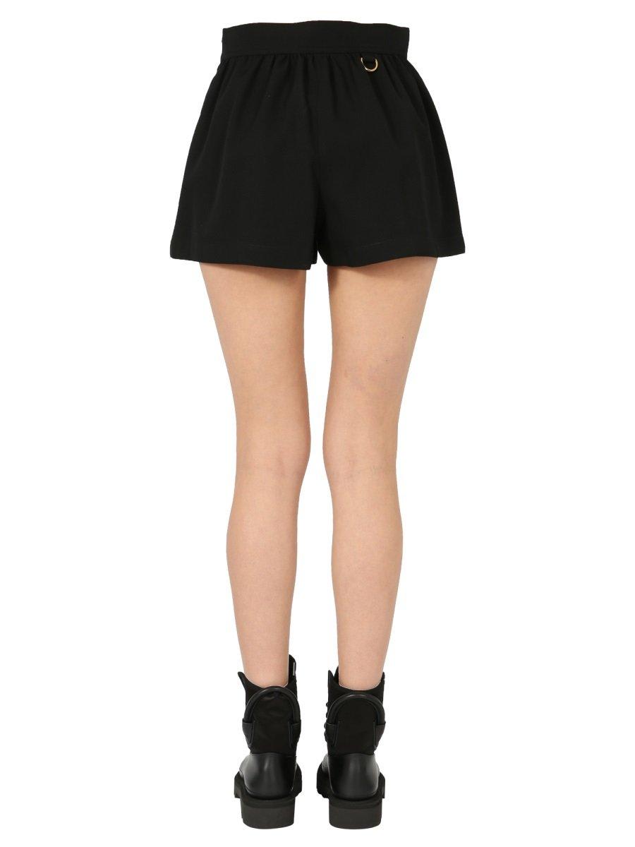 Shop Givenchy Puffy Bermuda Shorts In Black