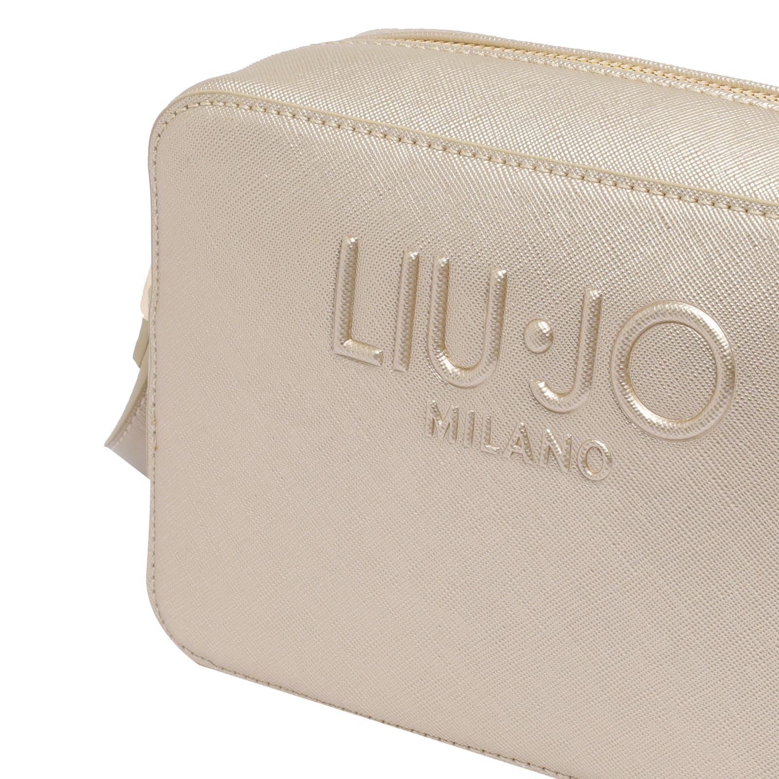 Liu •jo Versatile Shoulder Bag Adjustable Strap In Gold
