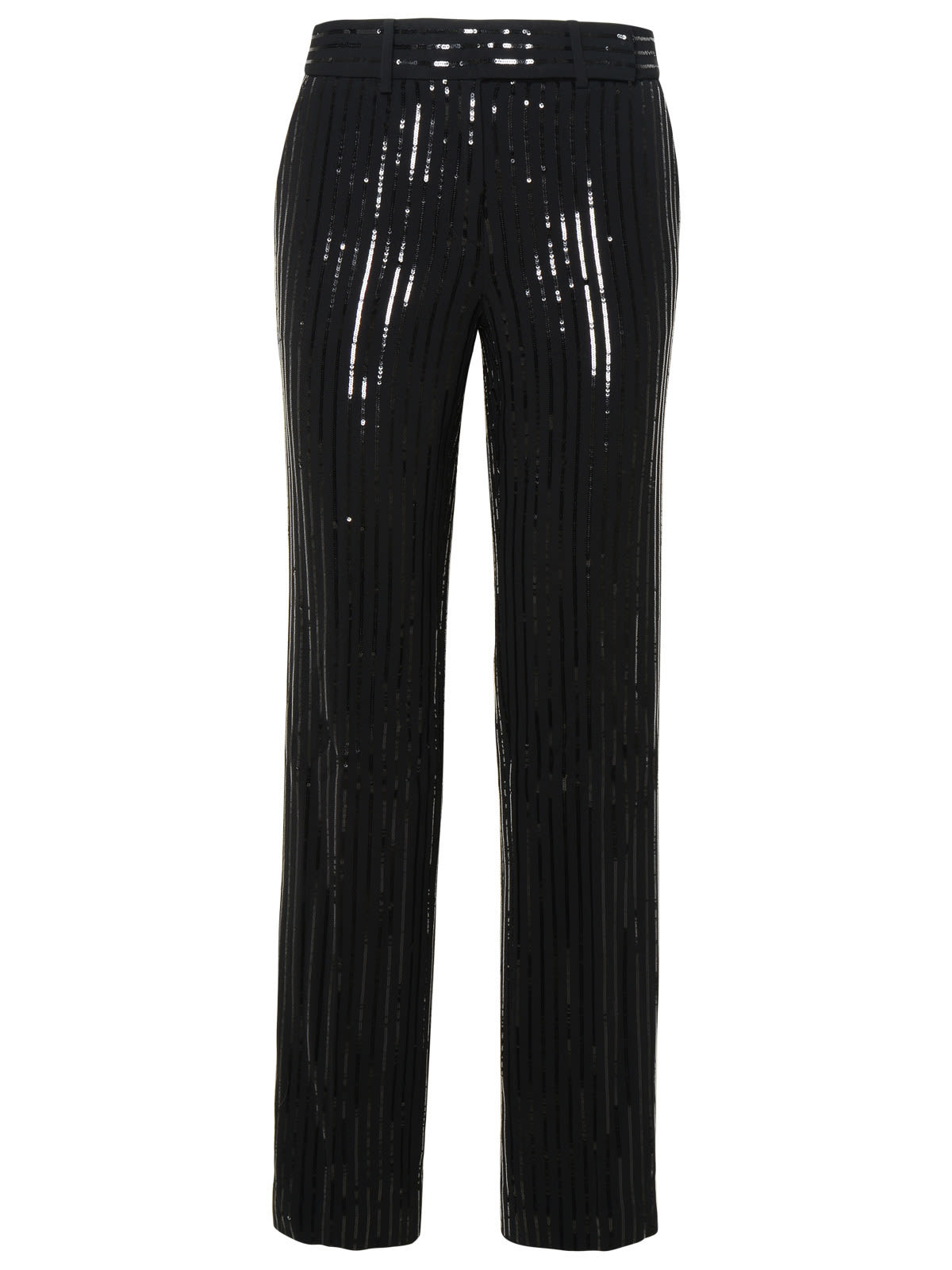 Shop Michael Michael Kors Black Triacetate Pants
