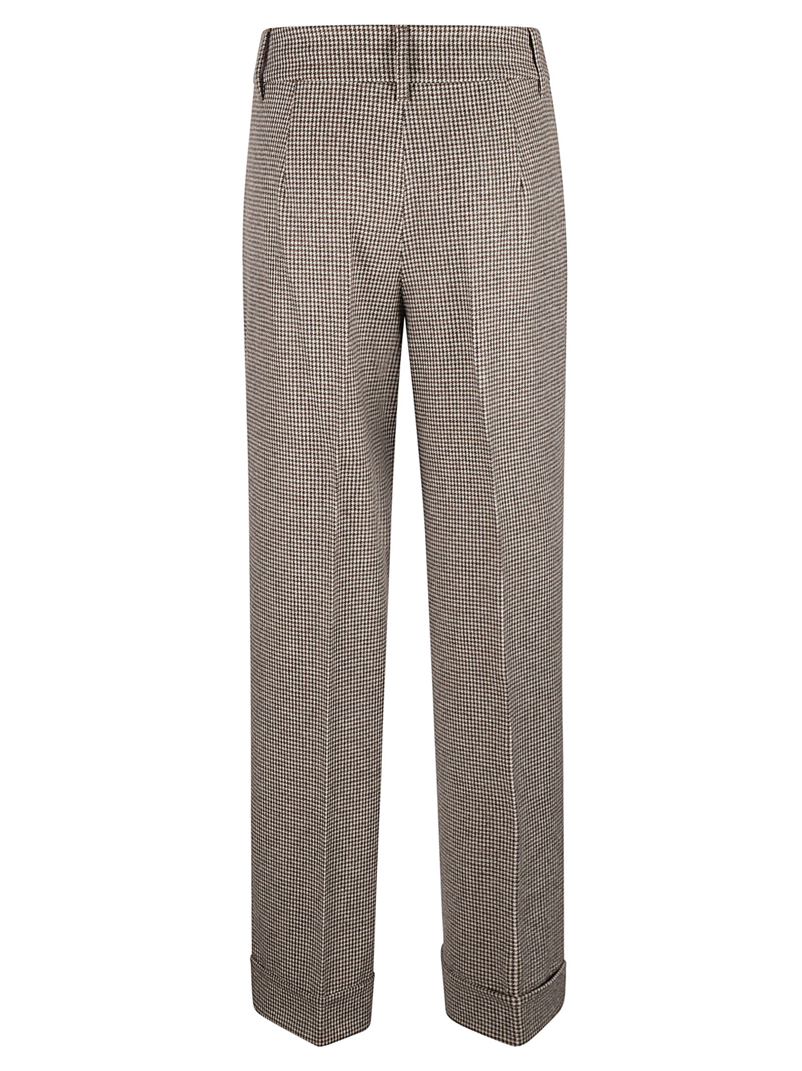 Shop Max Mara The Cube Lilly Trousers In Brown/cacha