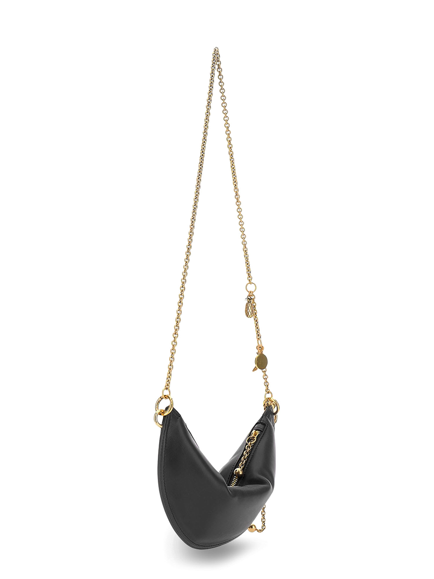 Chloé Black Nappa Leather Chloe Icons Shoulder Bag In Black