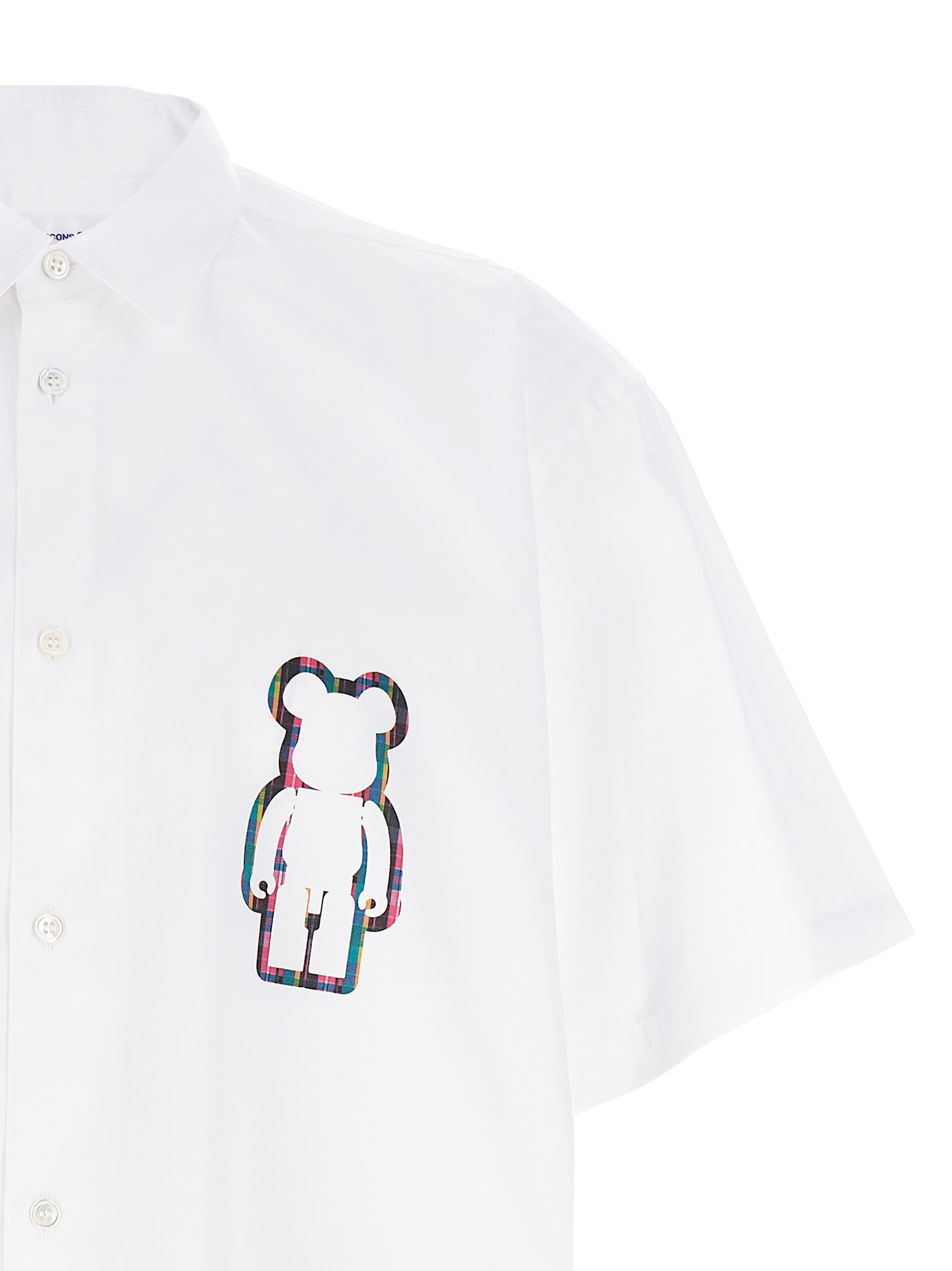 Comme Des Garçons Shirt Camicia  X Be@rbrick In White