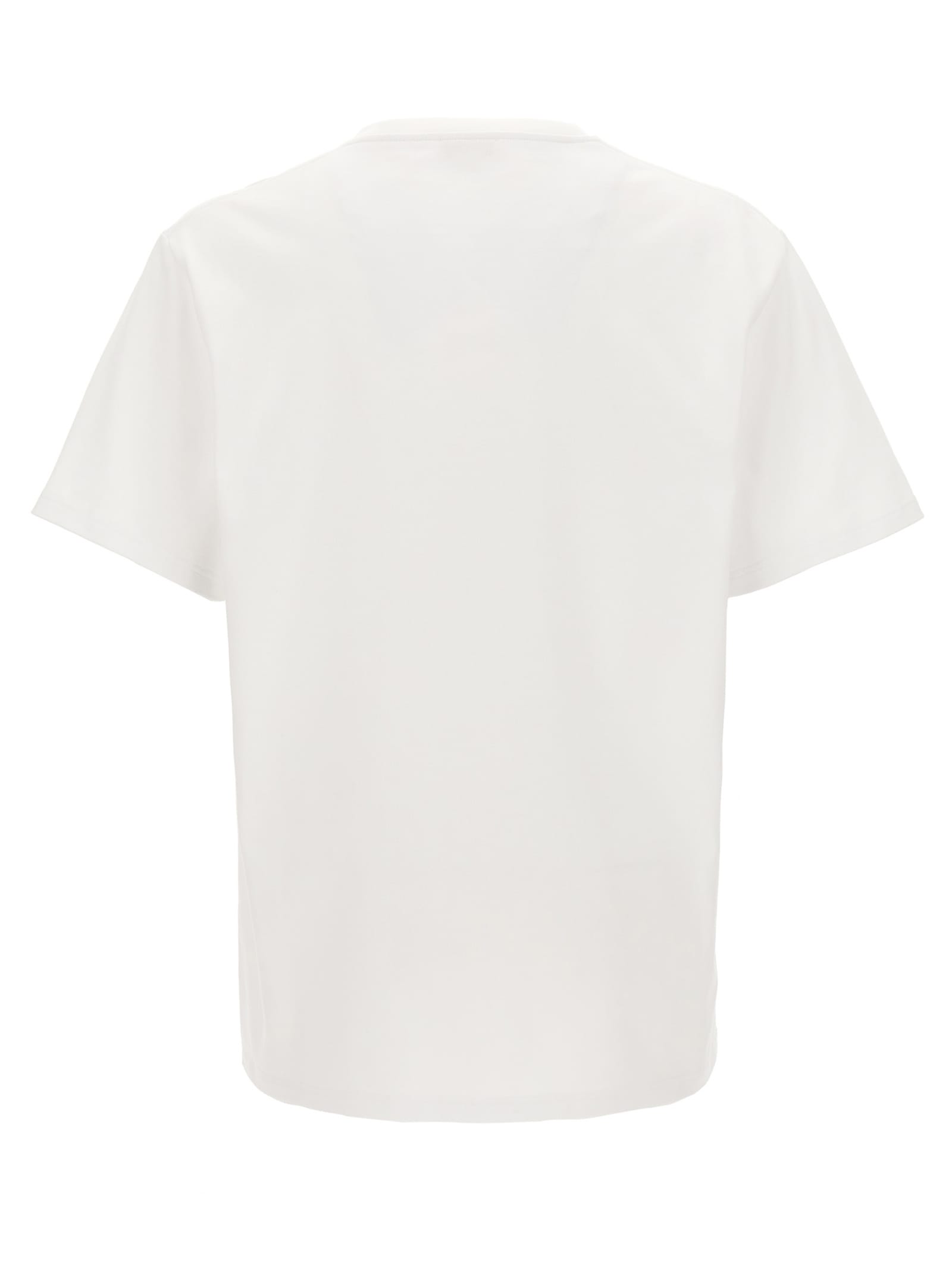 Shop Alexander Mcqueen Logo Print T-shirt In White