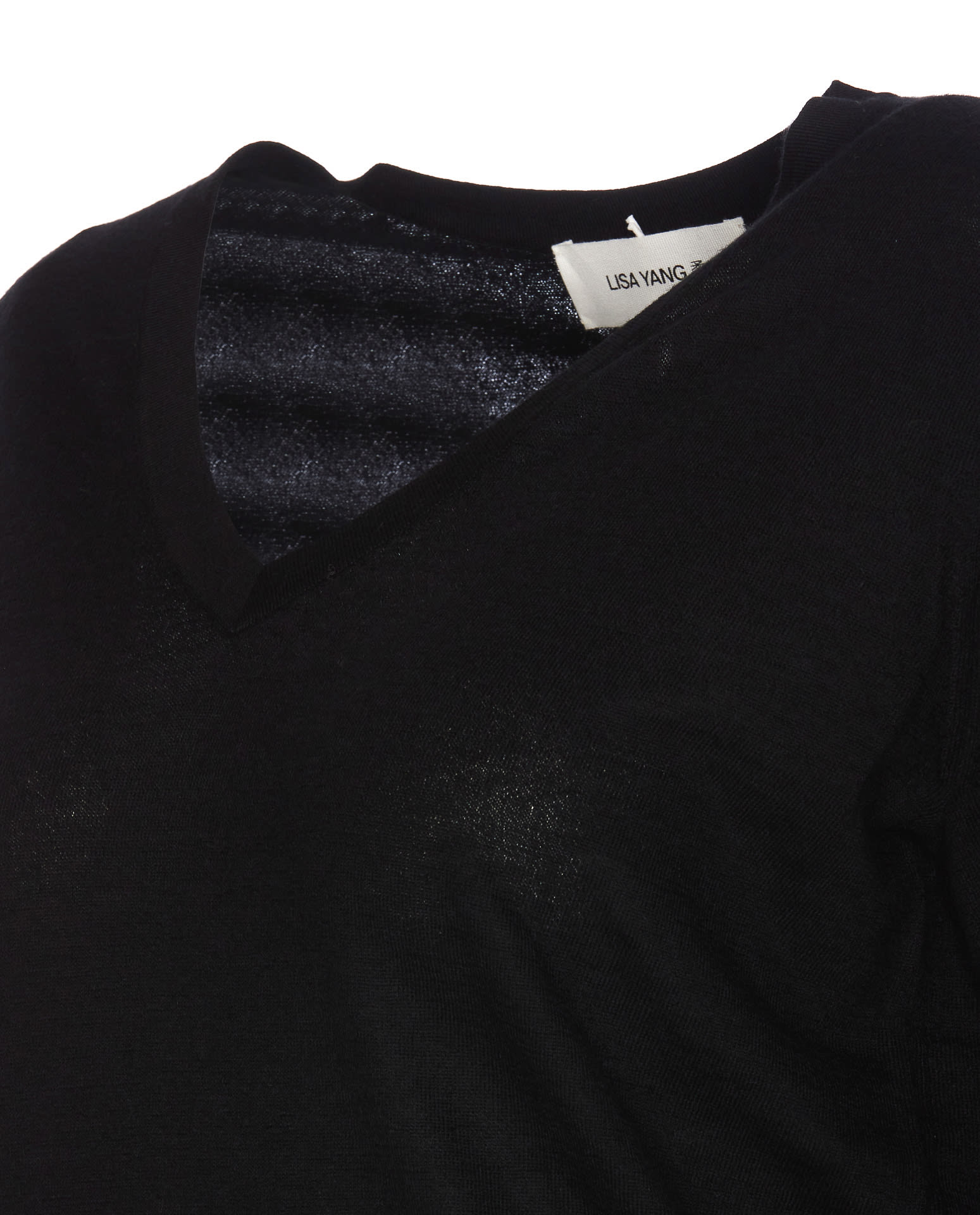 Shop Lisa Yang Jane Sweater In Black