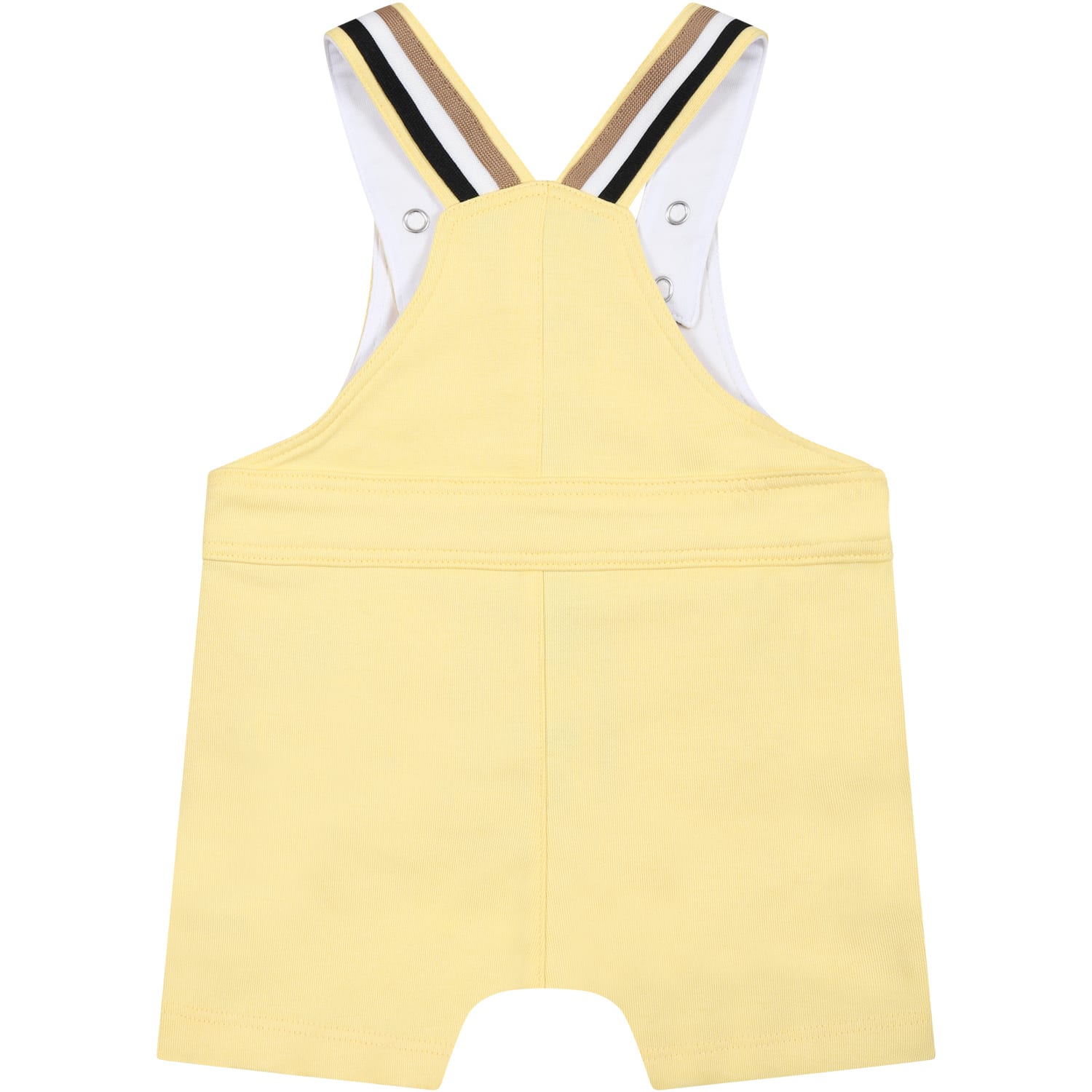 Shop Hugo Boss Multicolor Set For Baby Boy With Logo In Yellow