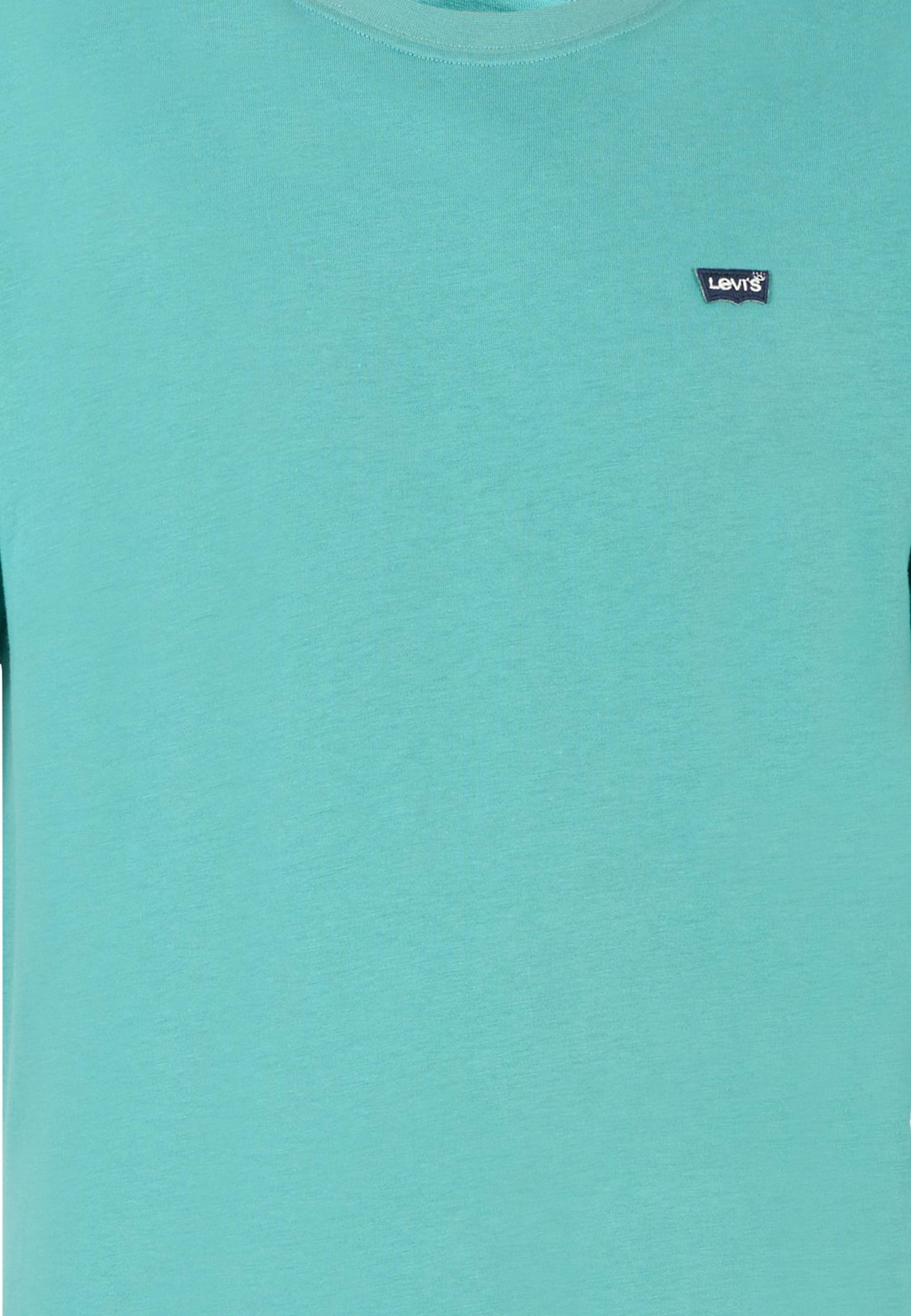 Levi's Green T-shirt For Kids With Patch In Blue