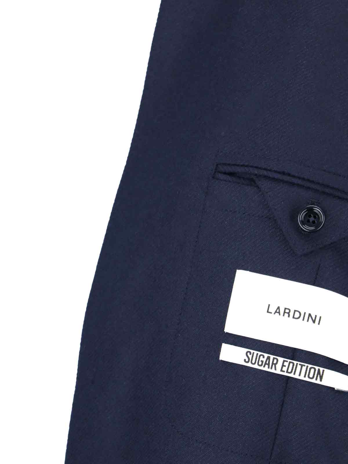 Shop Lardini Single-breasted Blazer In Blue