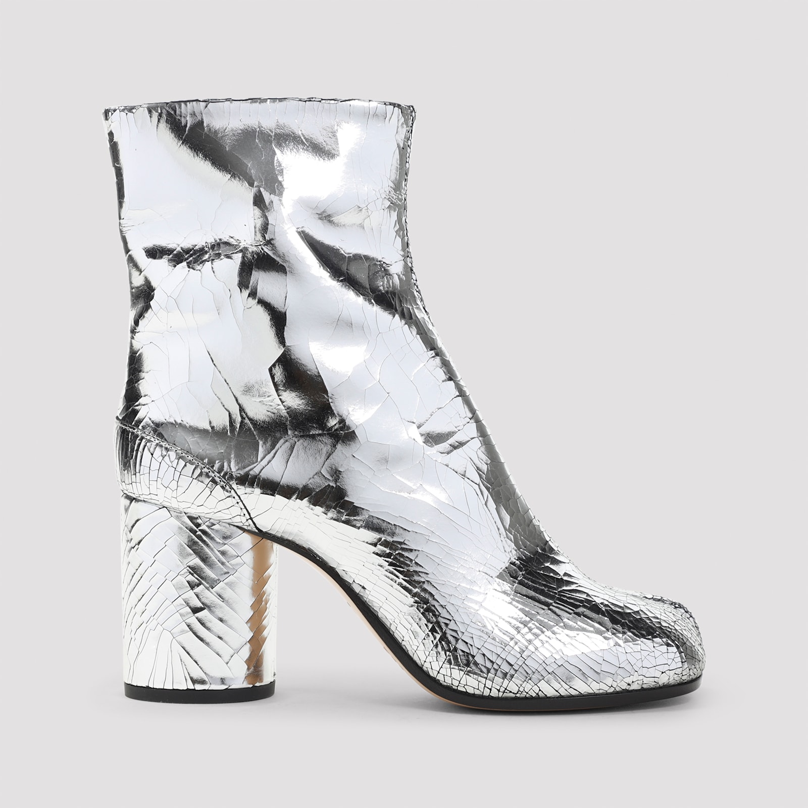 Maison Margiela Tabi Boot In Metallic