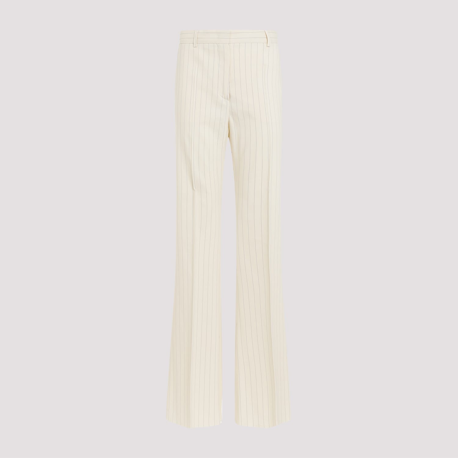 Shop Sportmax Tritone Pants In Vaniglia