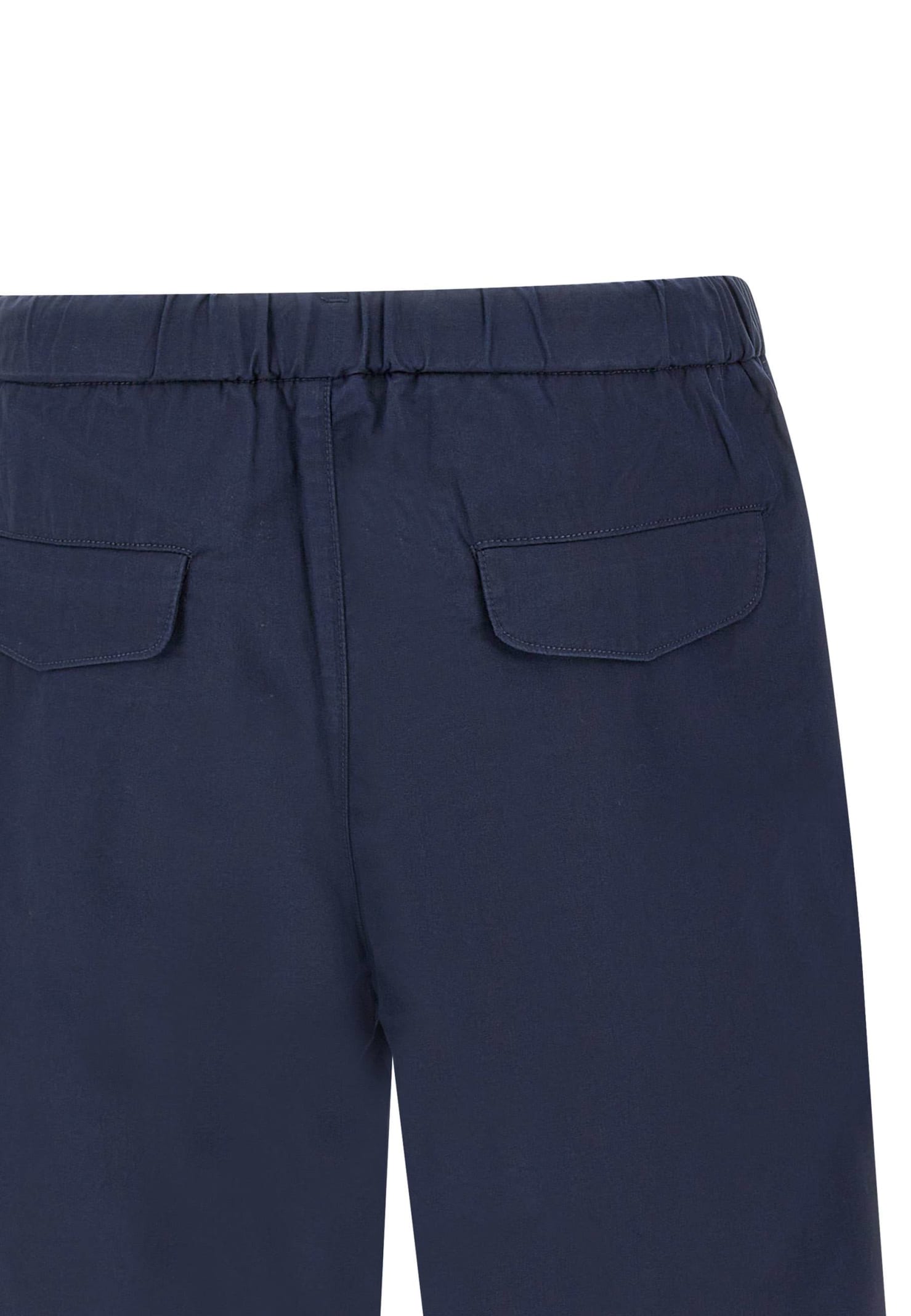 Shop Sun 68 Shorts In Cotton In Navy