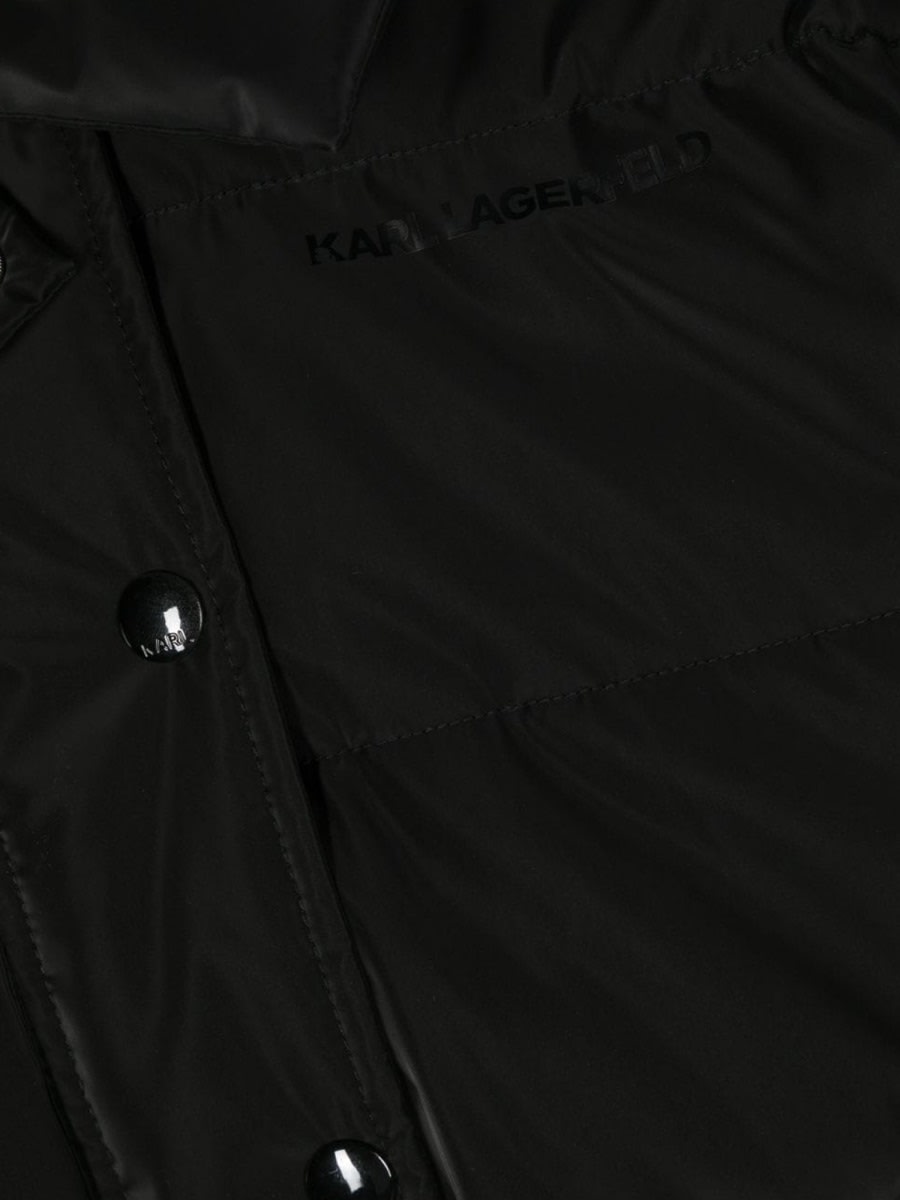 Shop Karl Lagerfeld Down Floor In Black